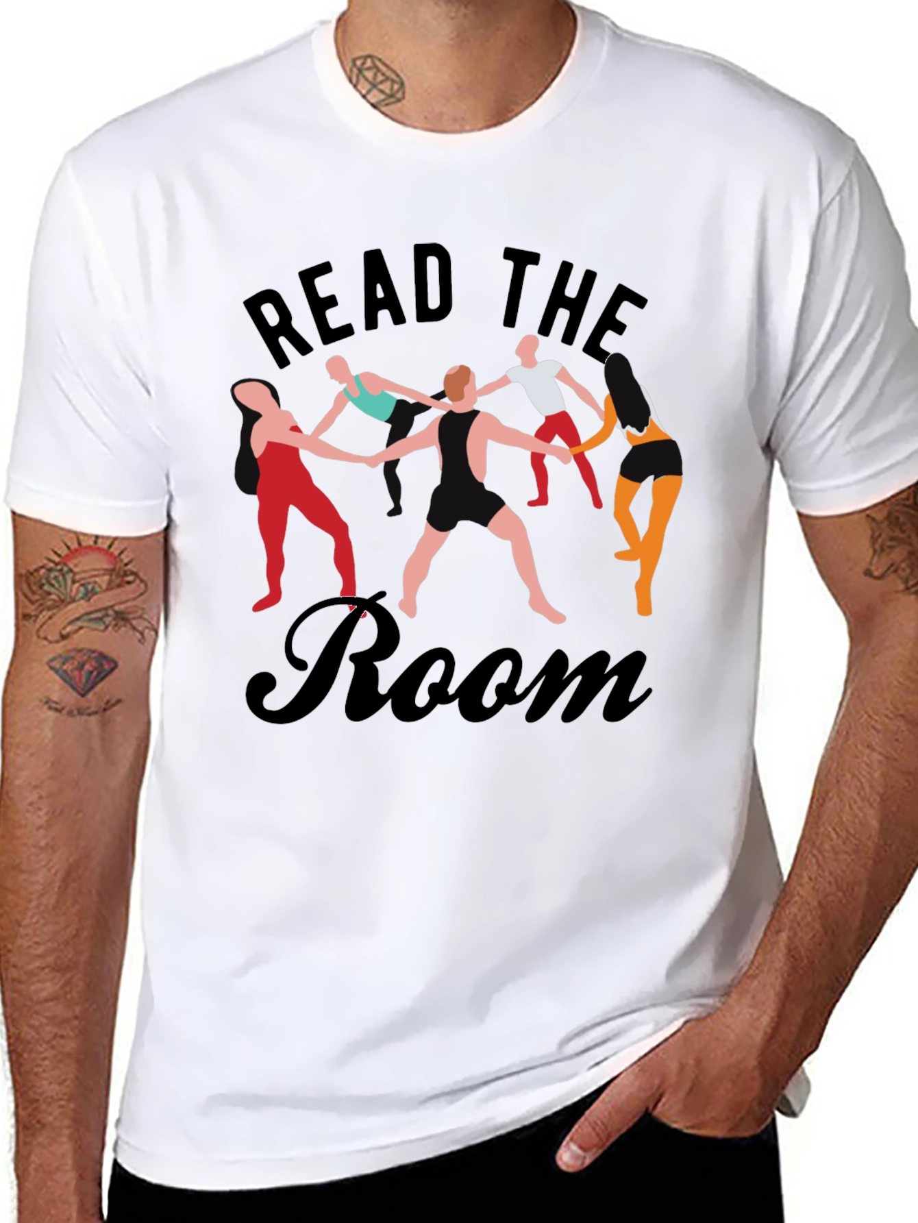 Read the Room Graphic Tee - Crew Neck