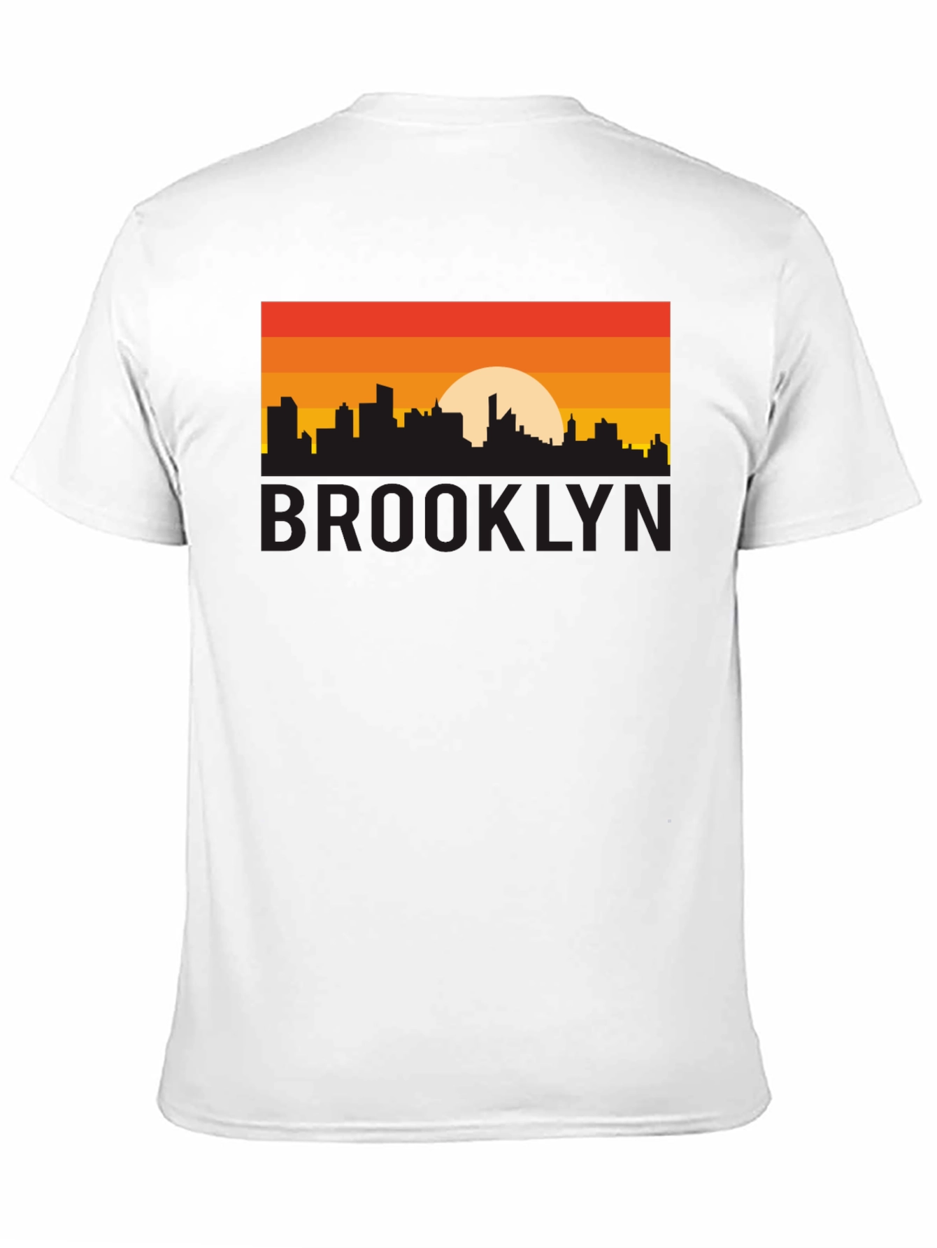 Brooklyn Sunset Graphic Tee - Black