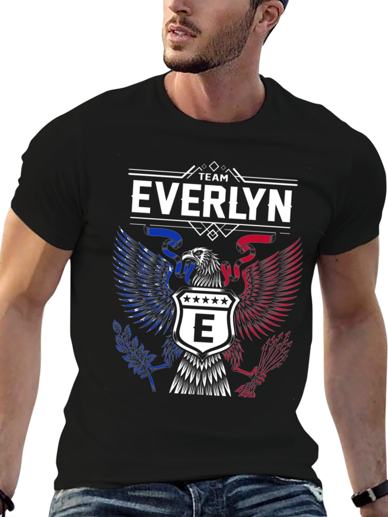 Team Everlyn Eagle Patriotic T-Shirt