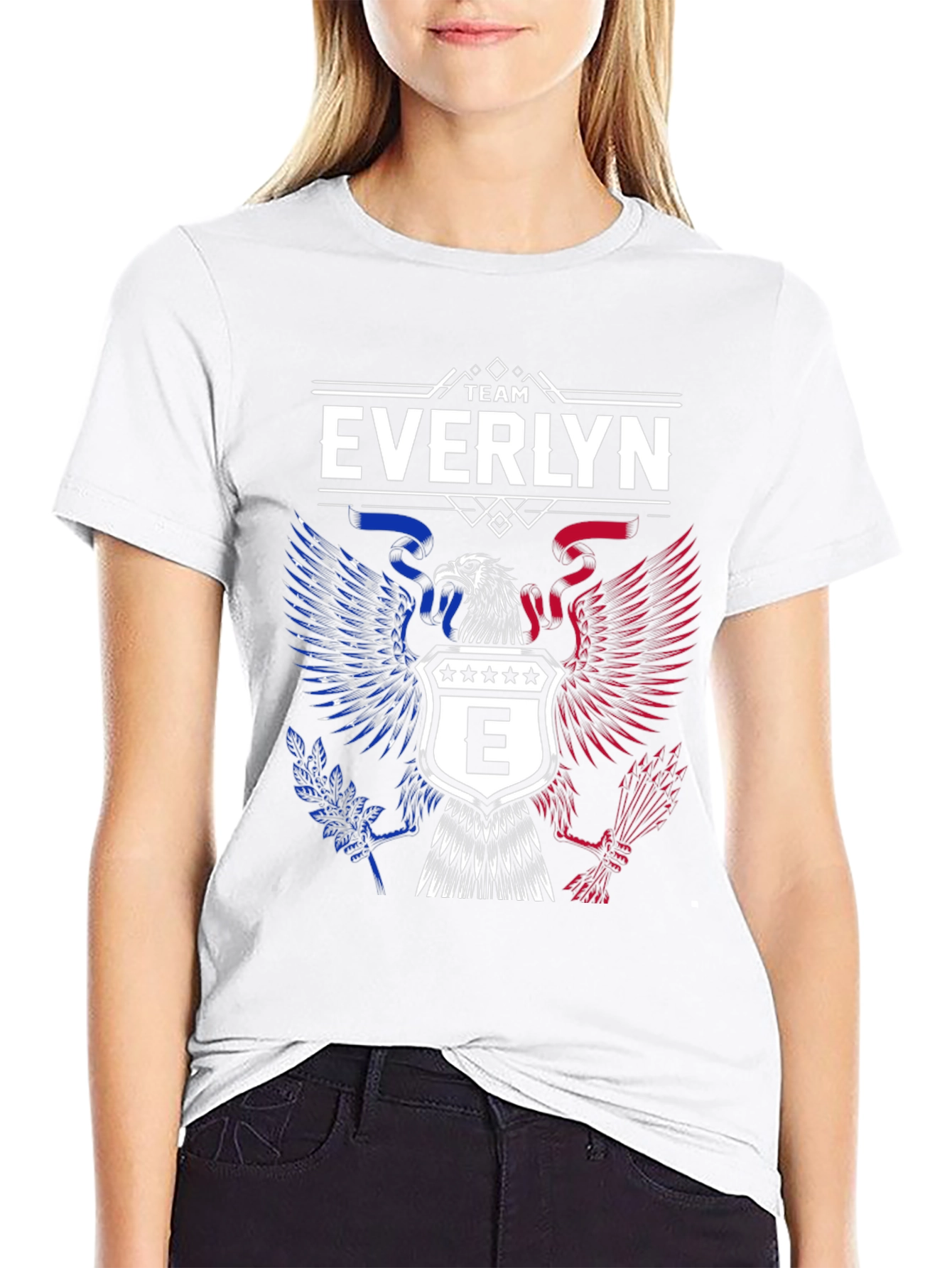 Team Everlyn Eagle Patriotic T-Shirt
