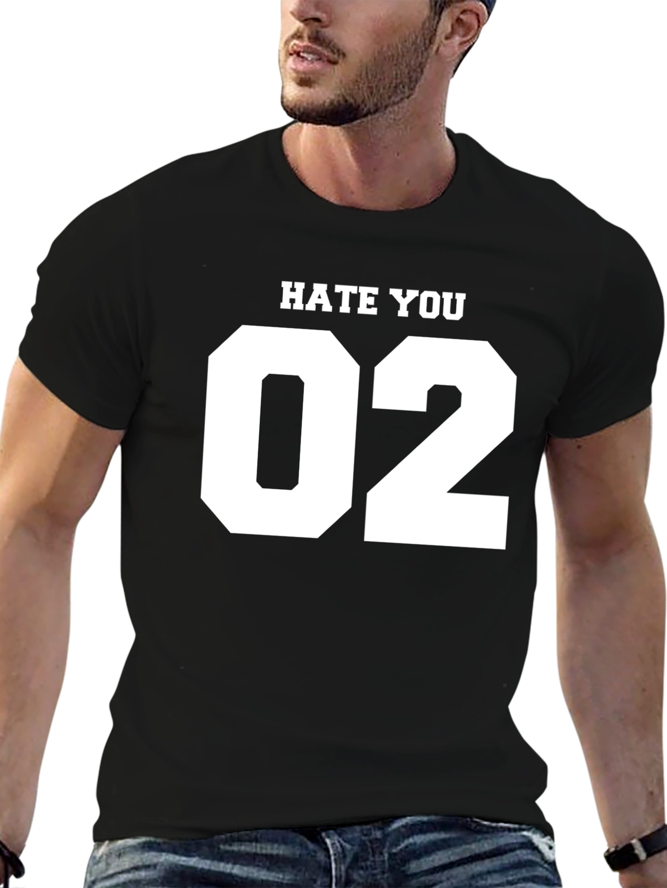 Hate You 02 Black Graphic Tee