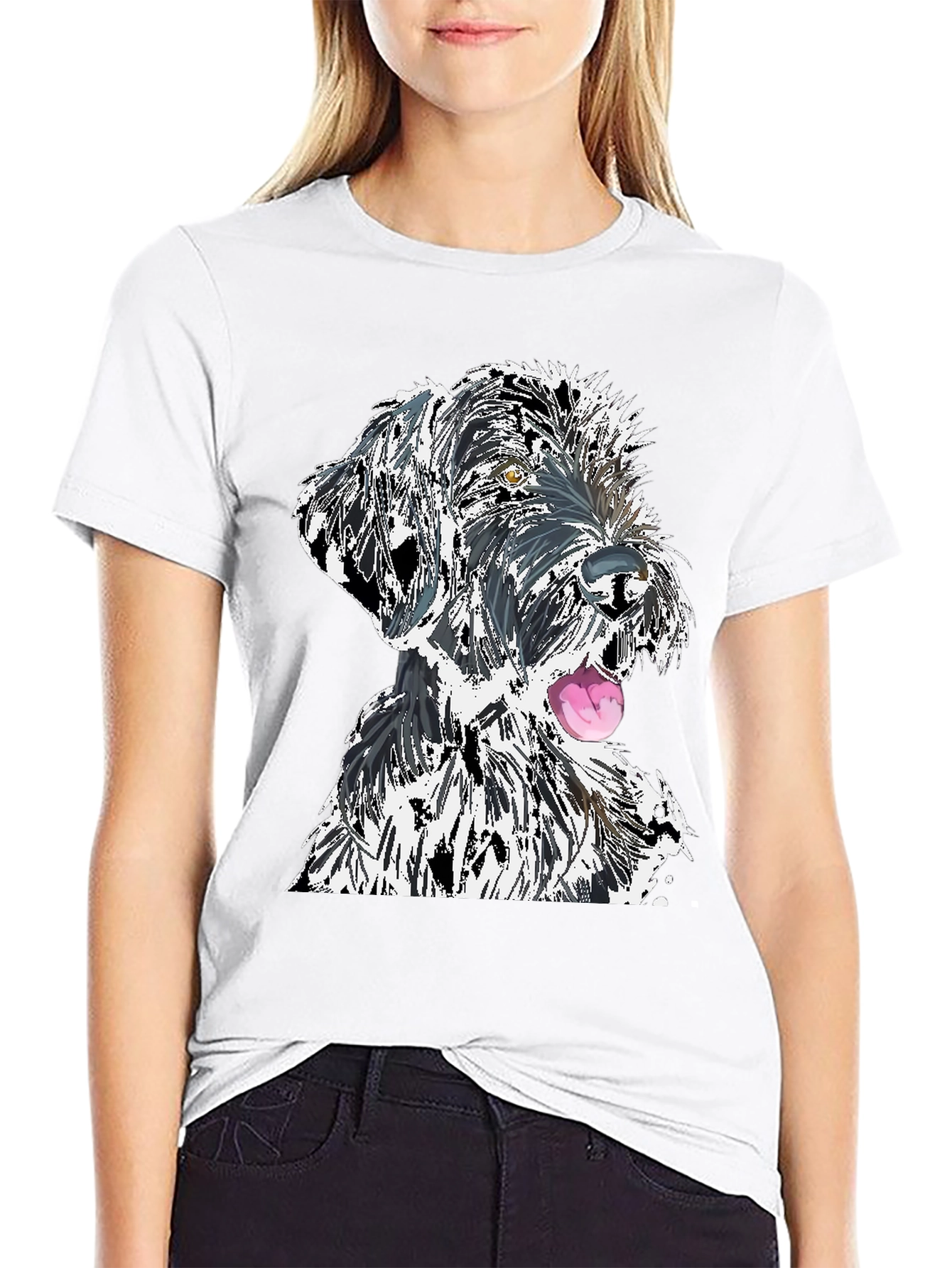Dog Breed Graphic Tee Black