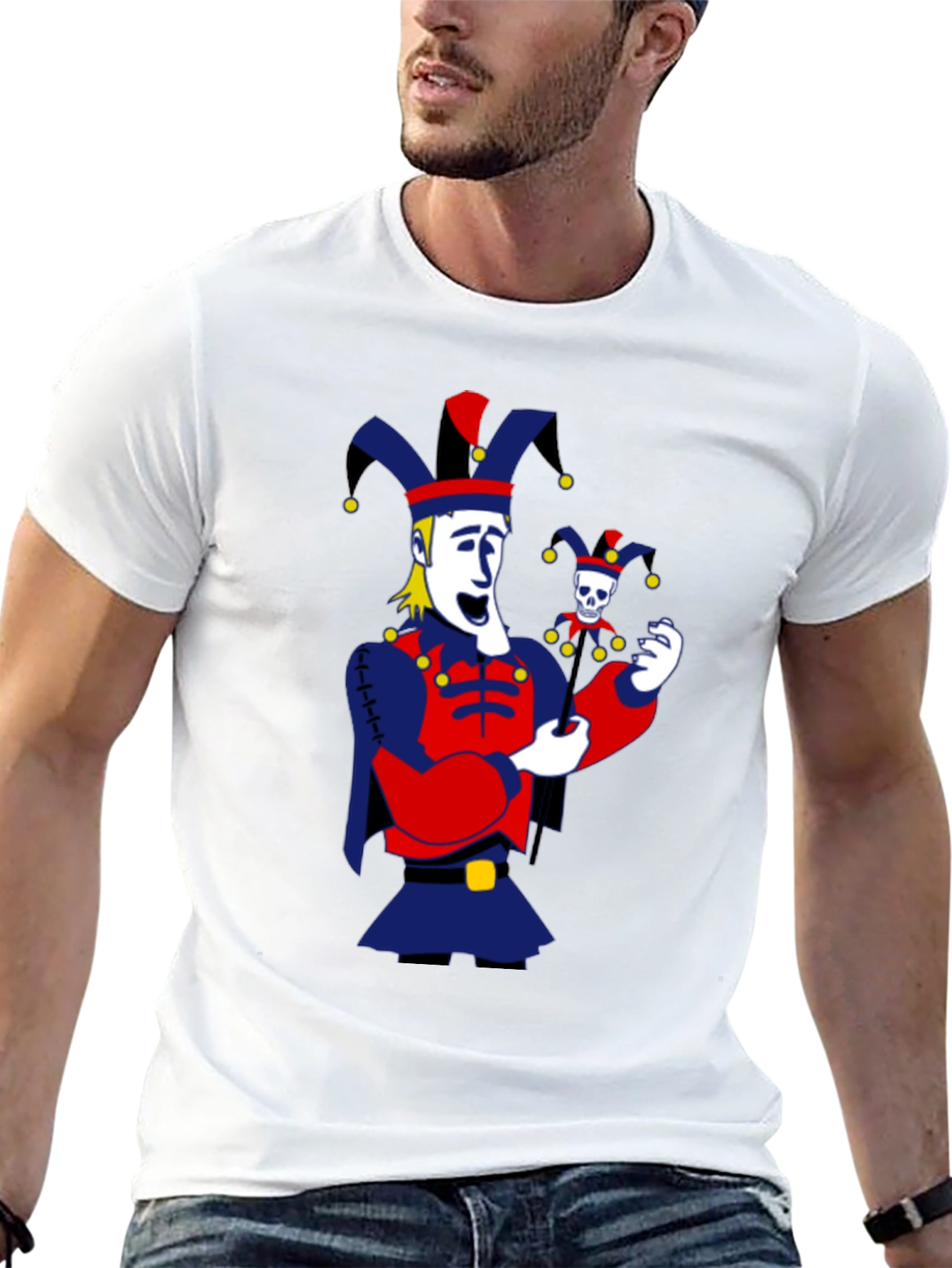 Jester Graphic T-Shirt: Unique Design Stylish Comfort