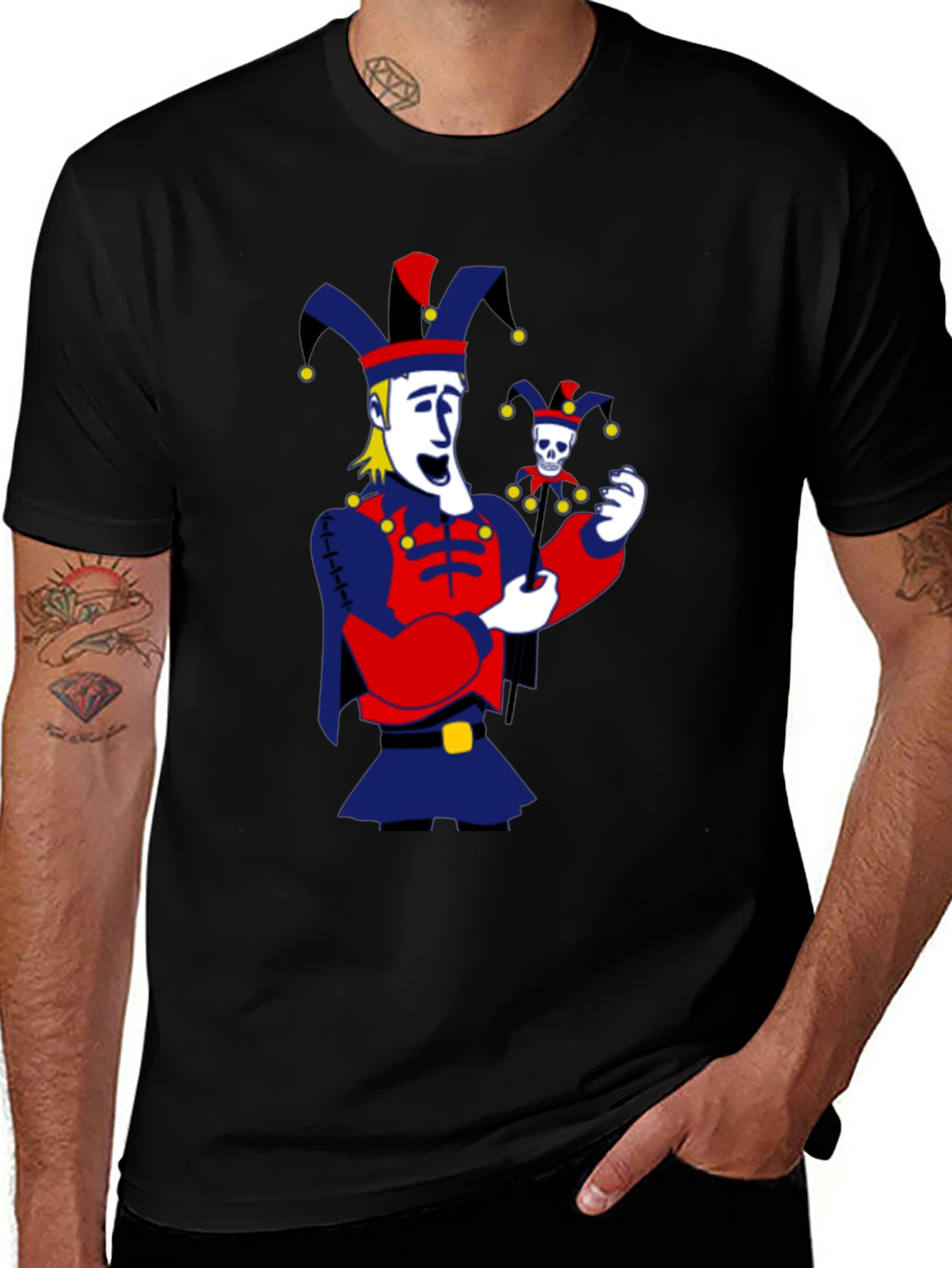 Jester Graphic T-Shirt: Unique Design Stylish Comfort