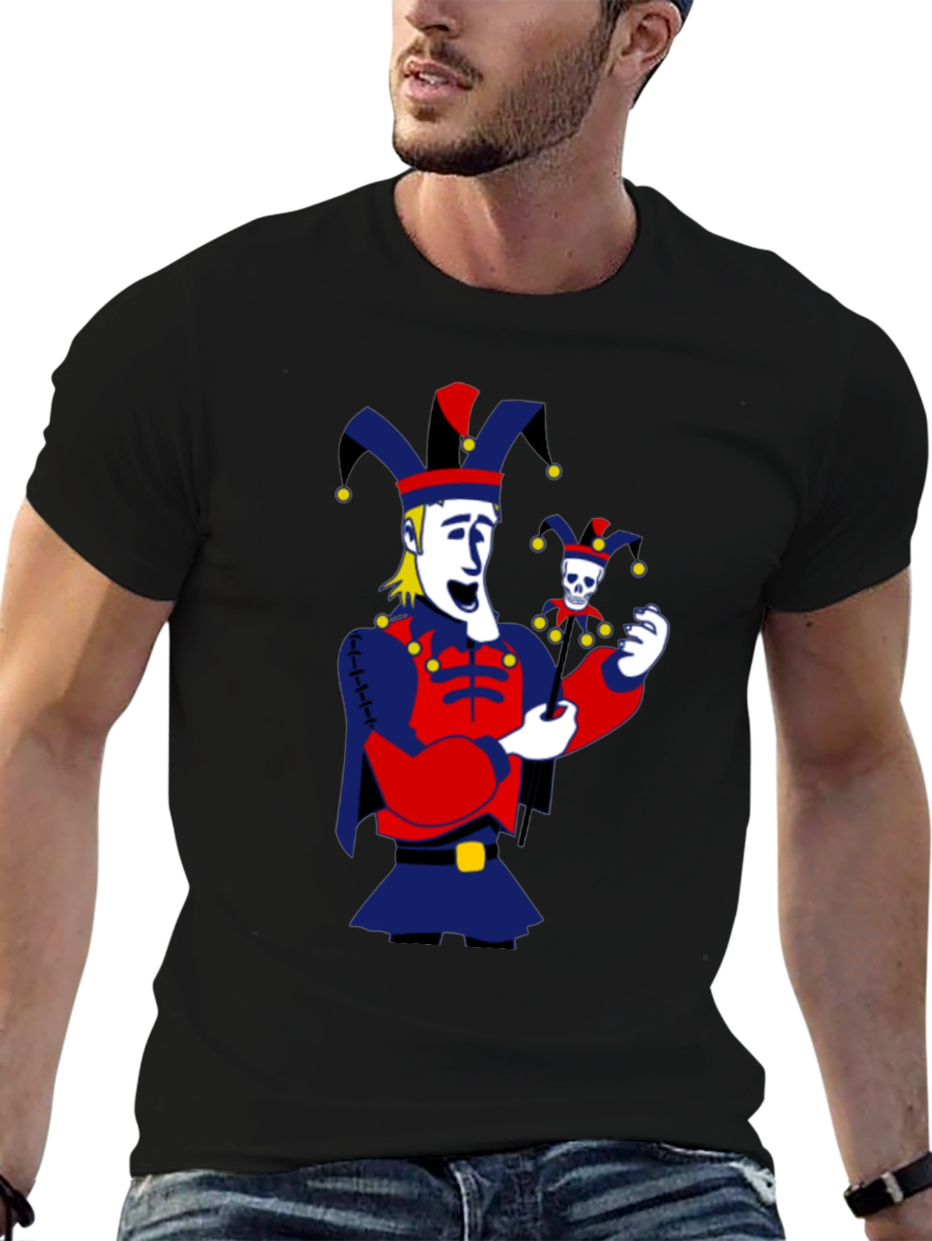 Jester Graphic T-Shirt: Unique Design Stylish Comfort