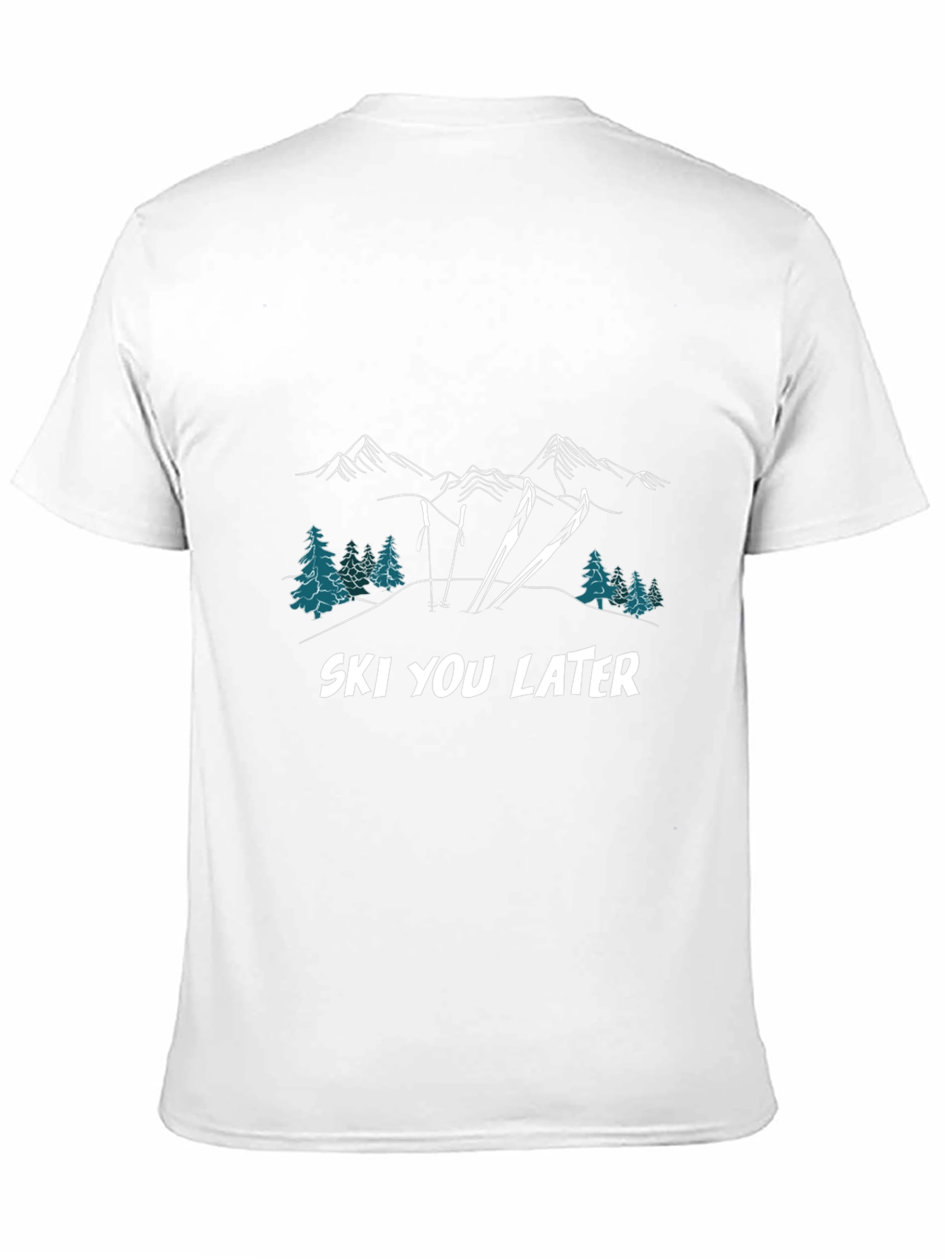 Ski You Later T-Shirt: Mountain Graphic Tee