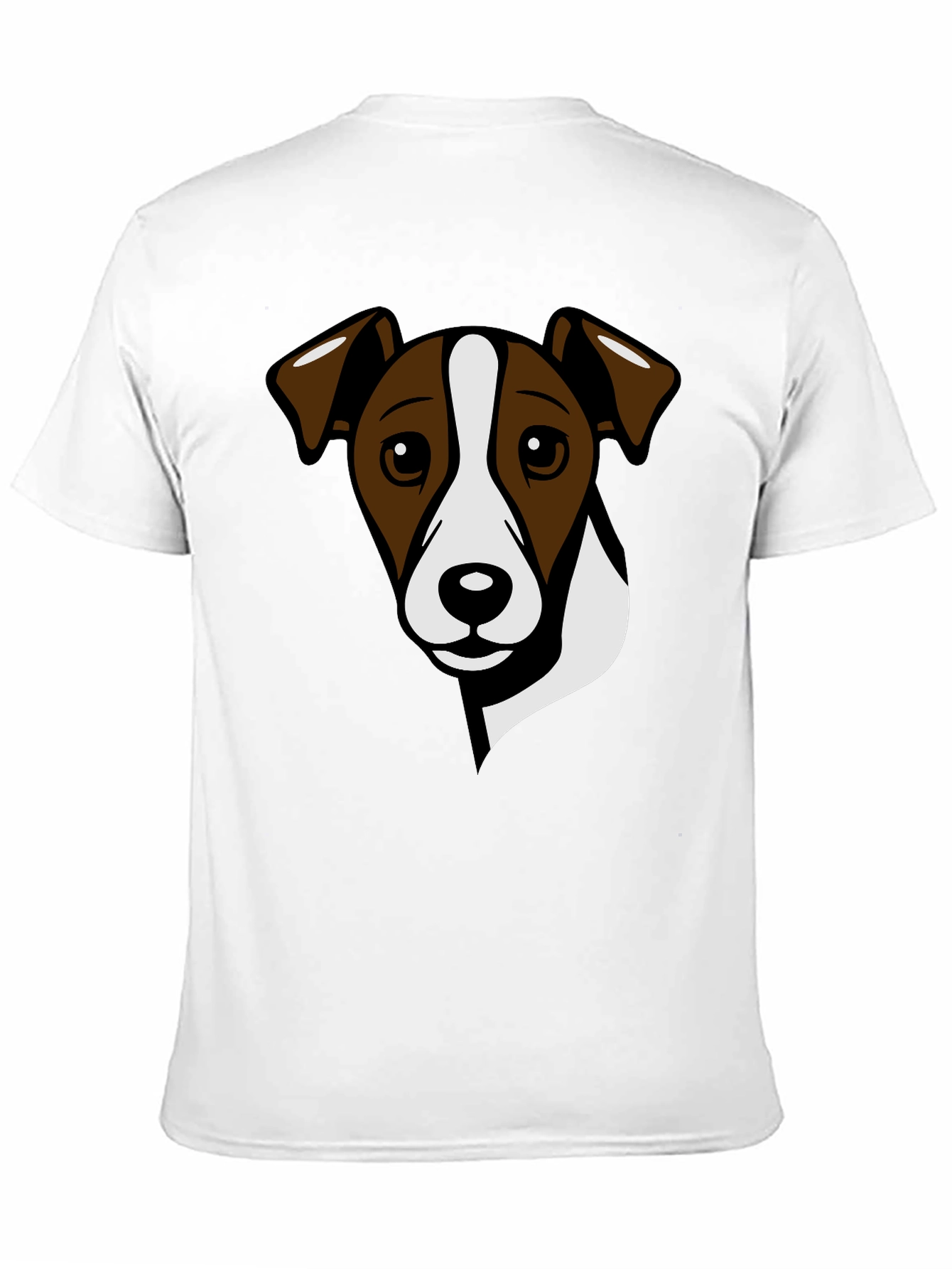 Dog Graphic Tee - Jack Russell Terrier Black T-Shirt