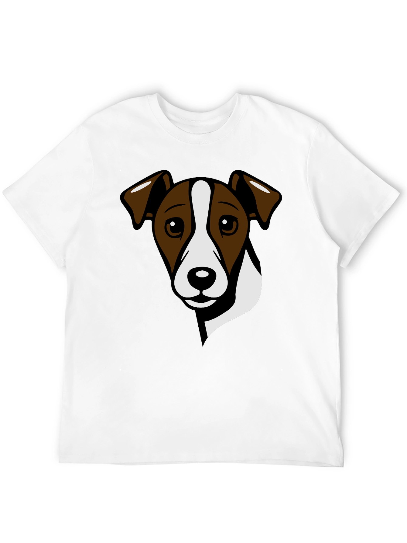 Dog Graphic Tee - Jack Russell Terrier Black T-Shirt