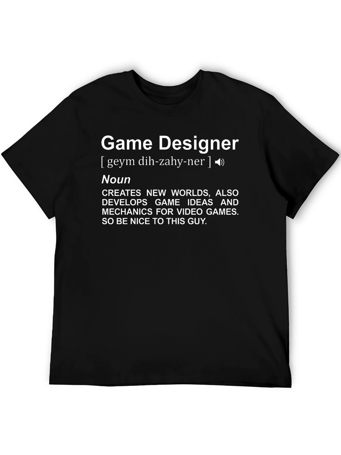 Game Designer Definition Graphic T-Shirt