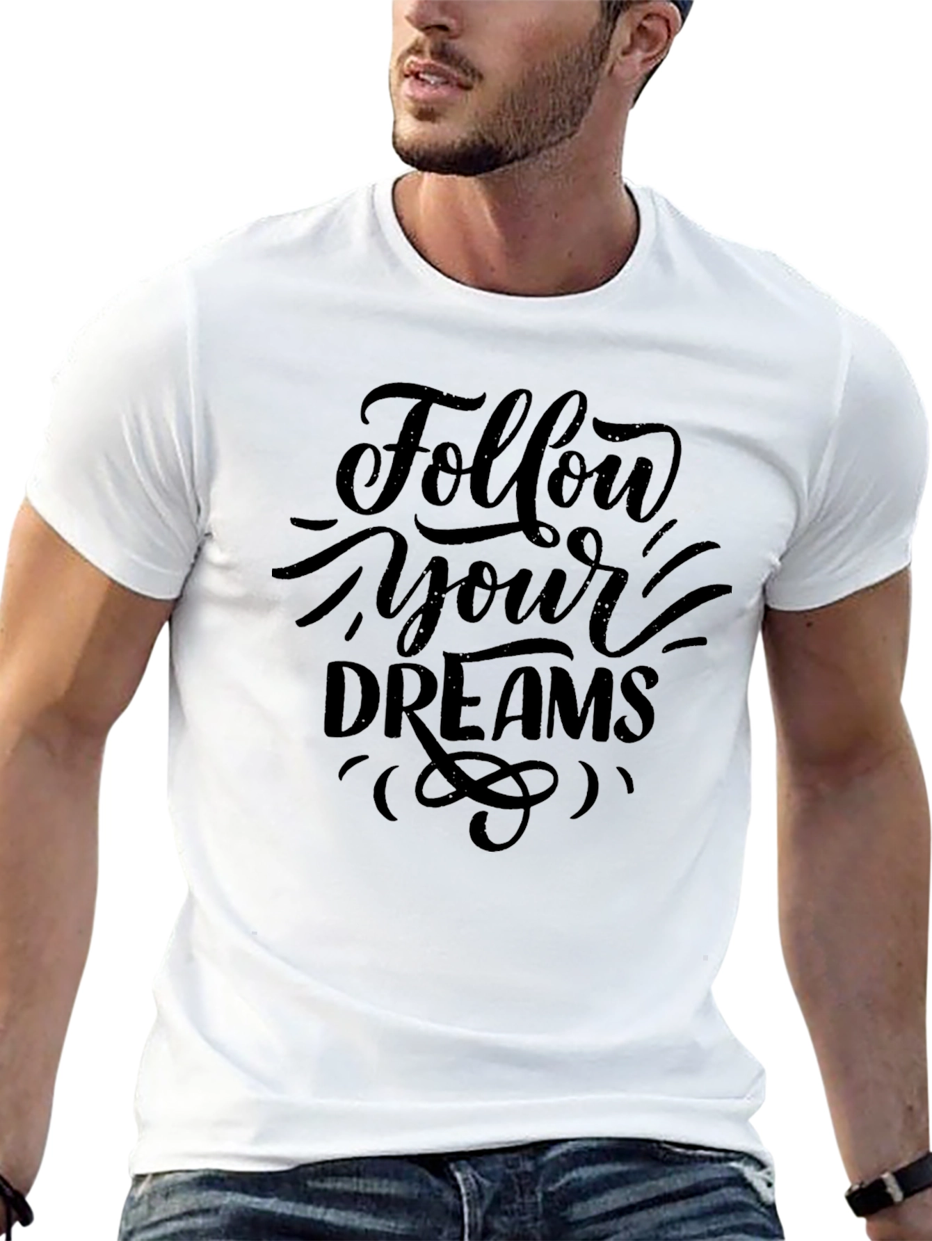 Follow Your Dreams Black T-Shirt