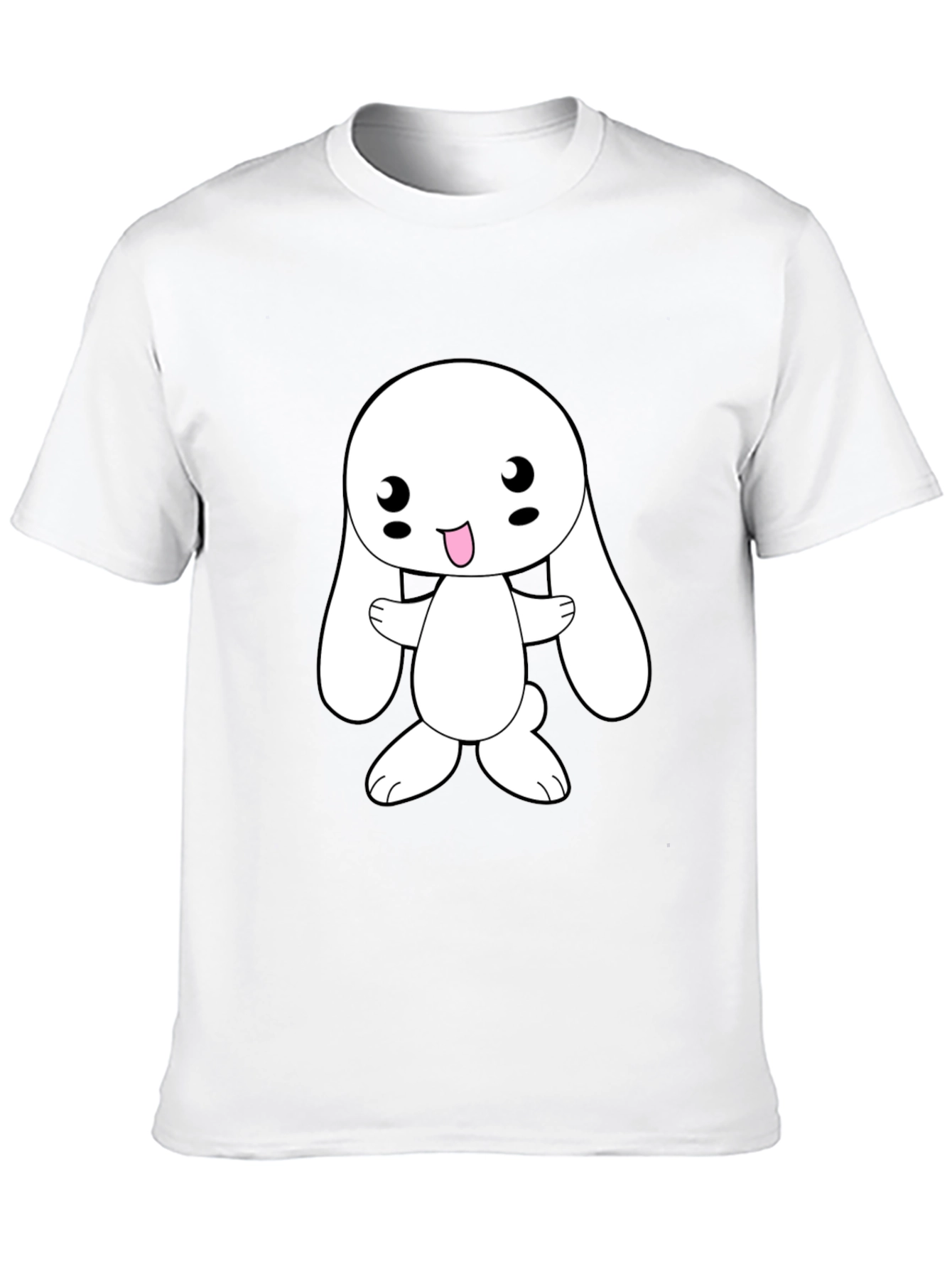 Cute Bunny Graphic T-Shirt - Soft Cotton Blend