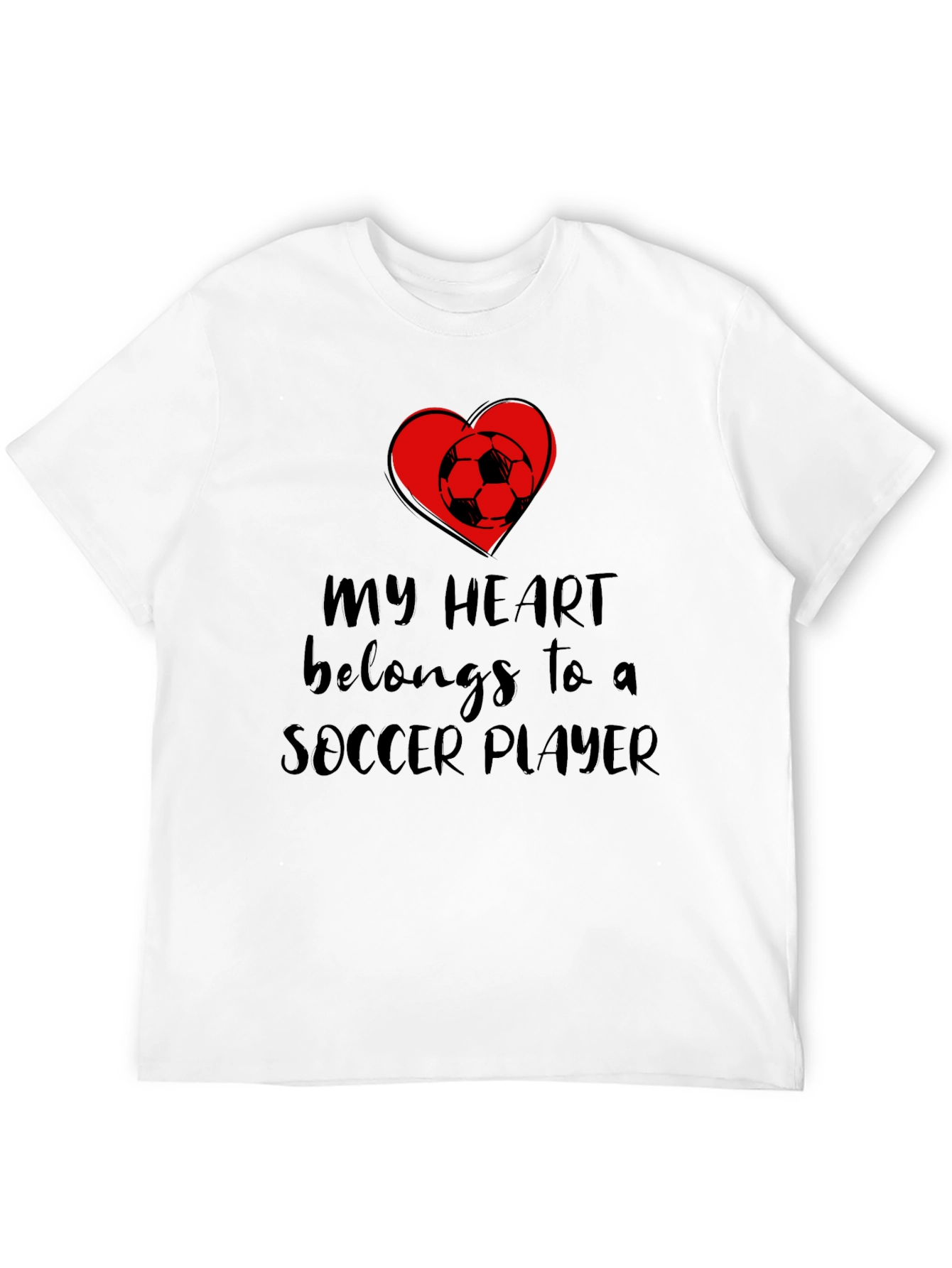 My Heart Belongs to a Soccer Player T-Shirt