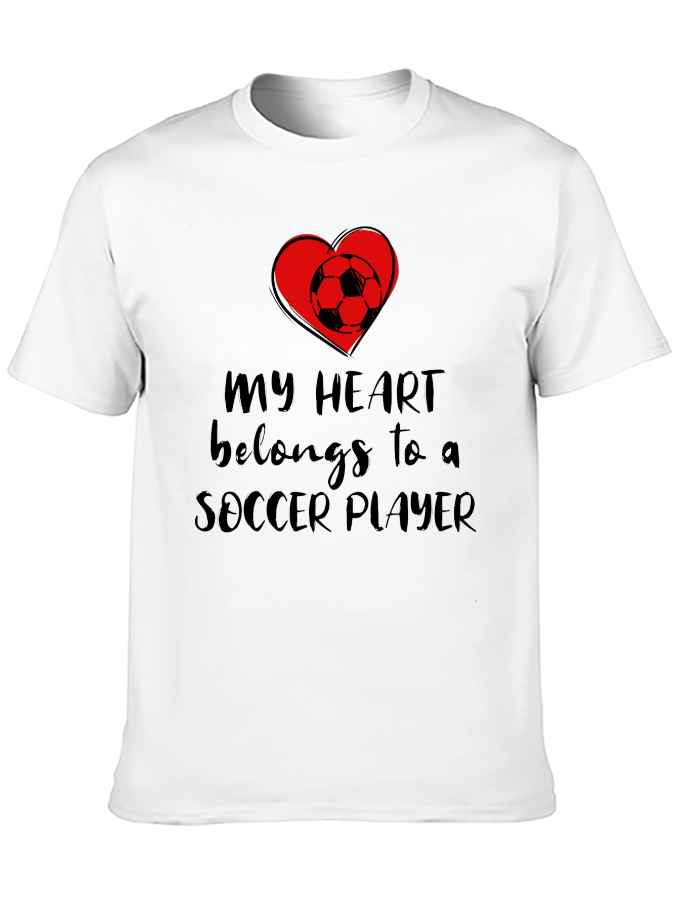 My Heart Belongs to a Soccer Player T-Shirt