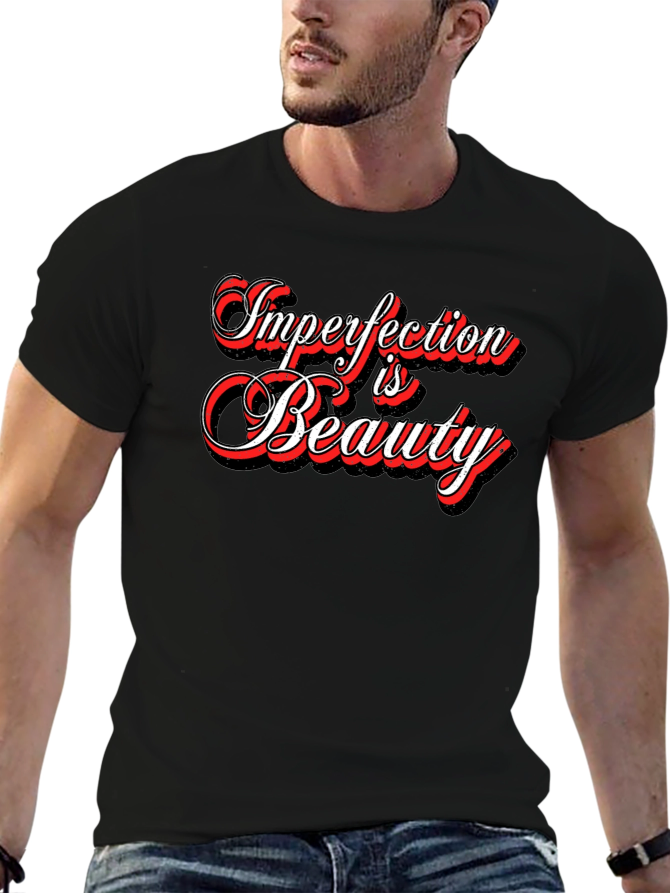 Imperfection is Beauty Graphic Tee - Stylish Unisex T-Shirt