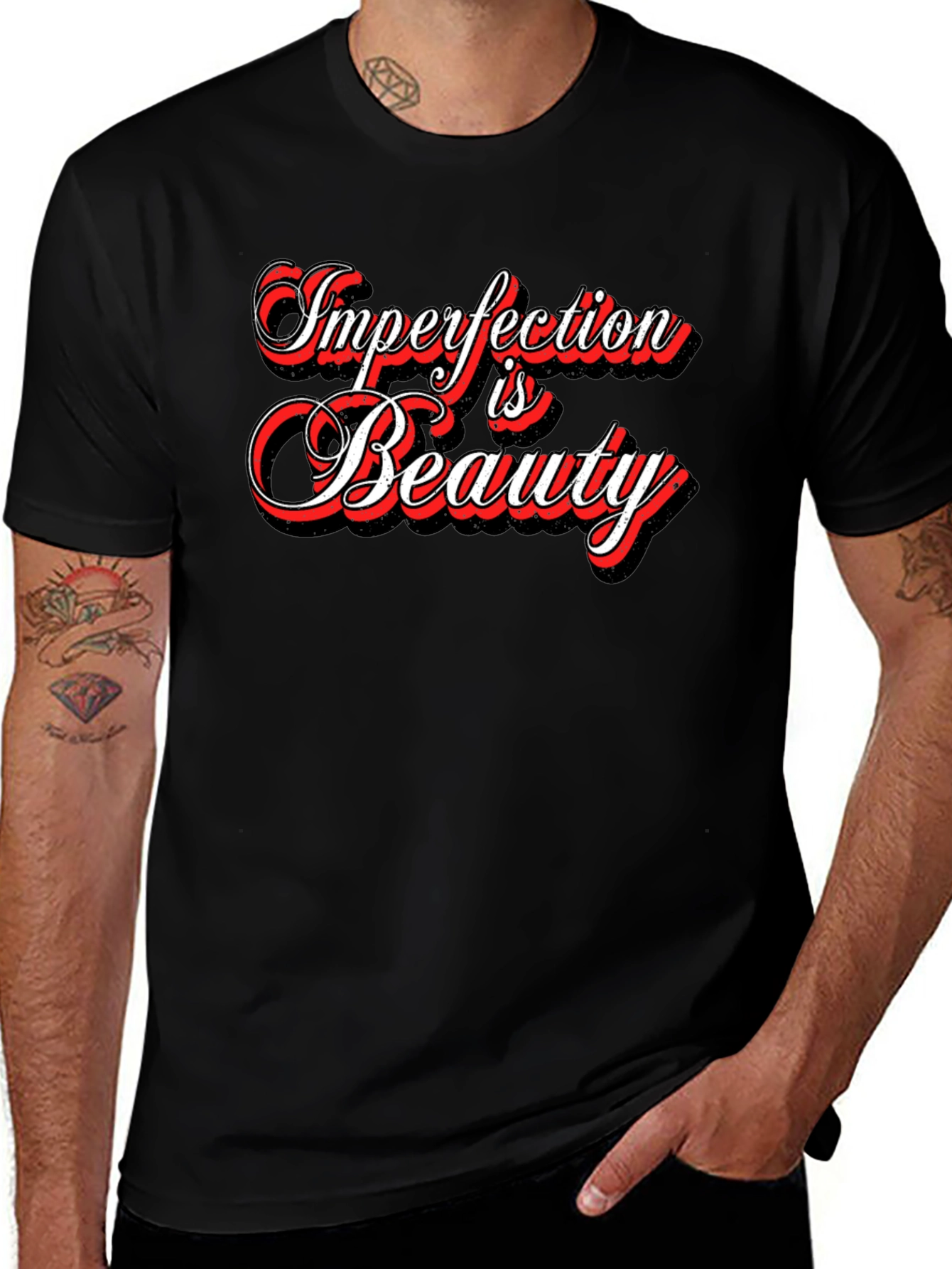 Imperfection is Beauty Graphic Tee - Stylish Unisex T-Shirt