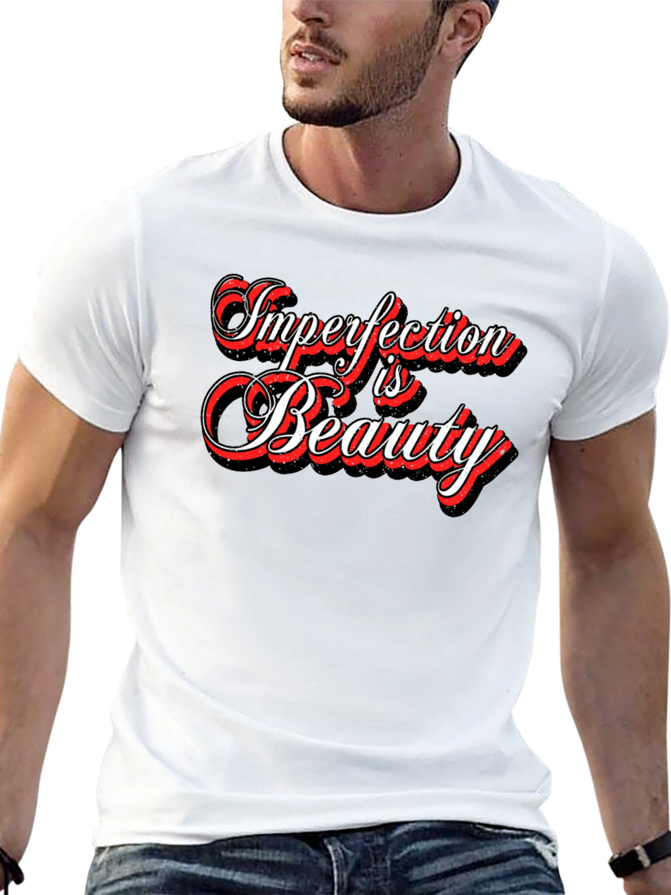 Imperfection is Beauty Graphic Tee - Stylish Unisex T-Shirt