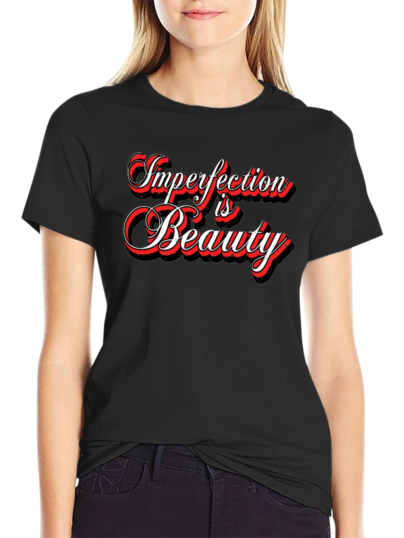 Imperfection is Beauty Graphic Tee - Stylish Unisex T-Shirt