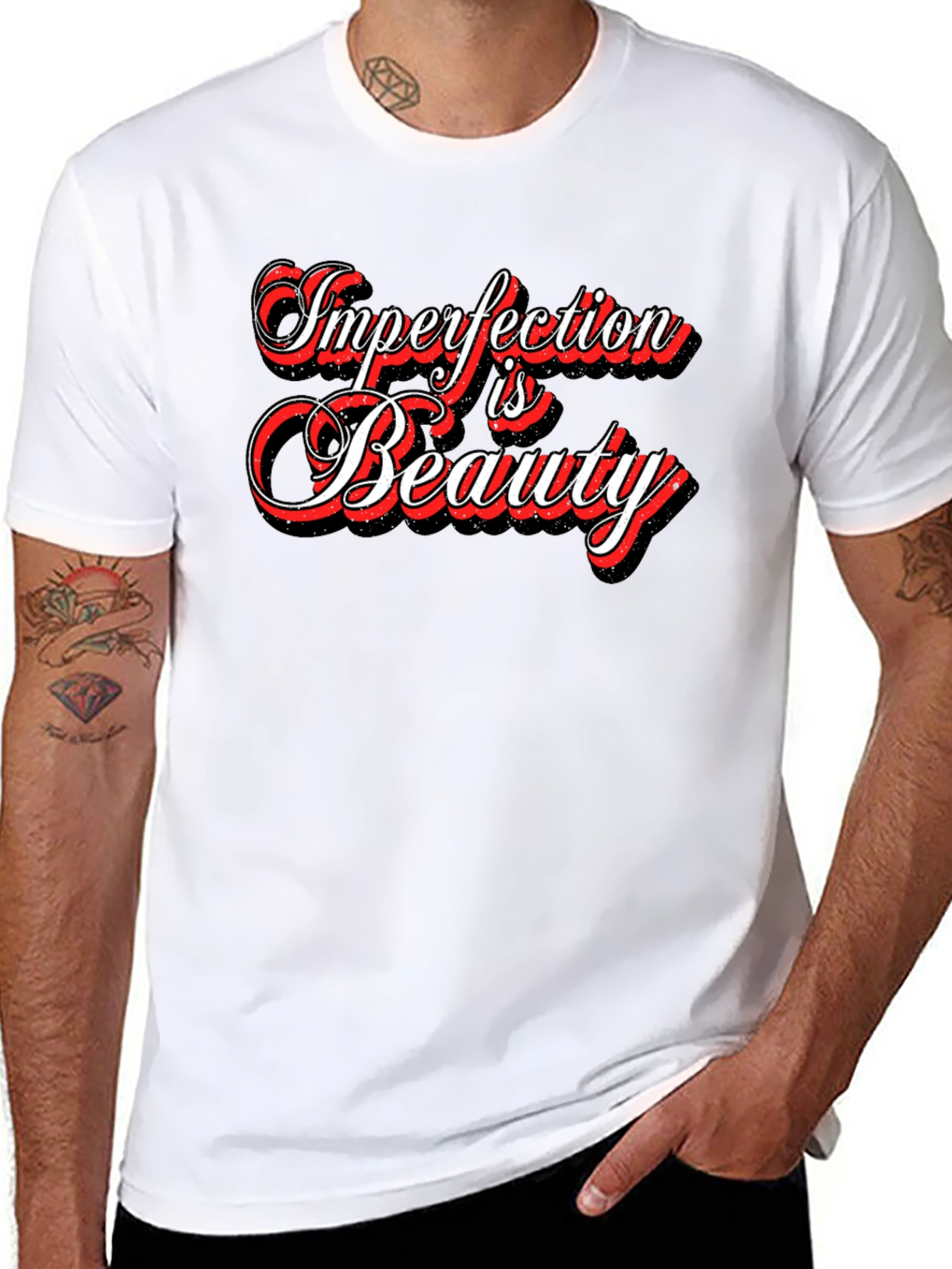 Imperfection is Beauty Graphic Tee - Stylish Unisex T-Shirt