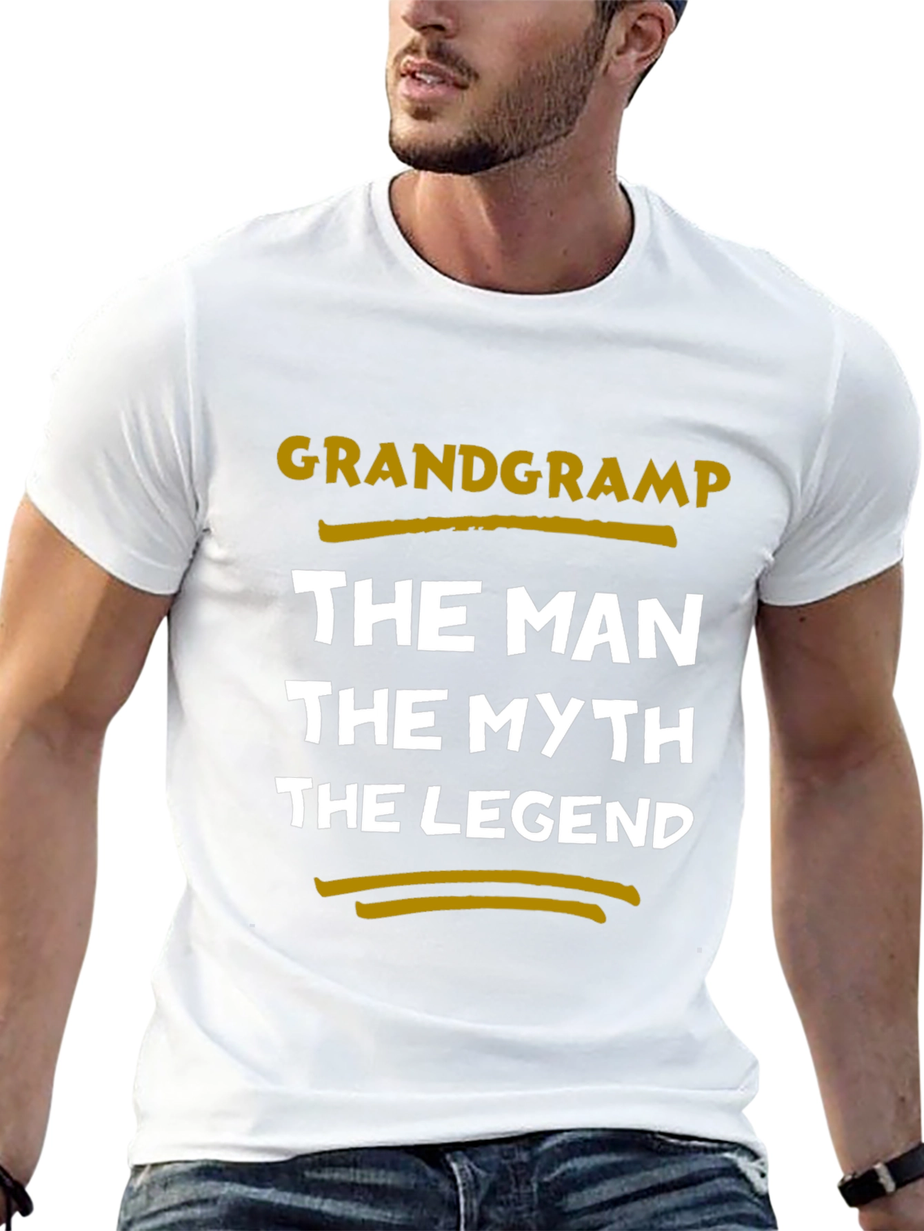 Grandgramp T-Shirt: The Man The Myth The Legend