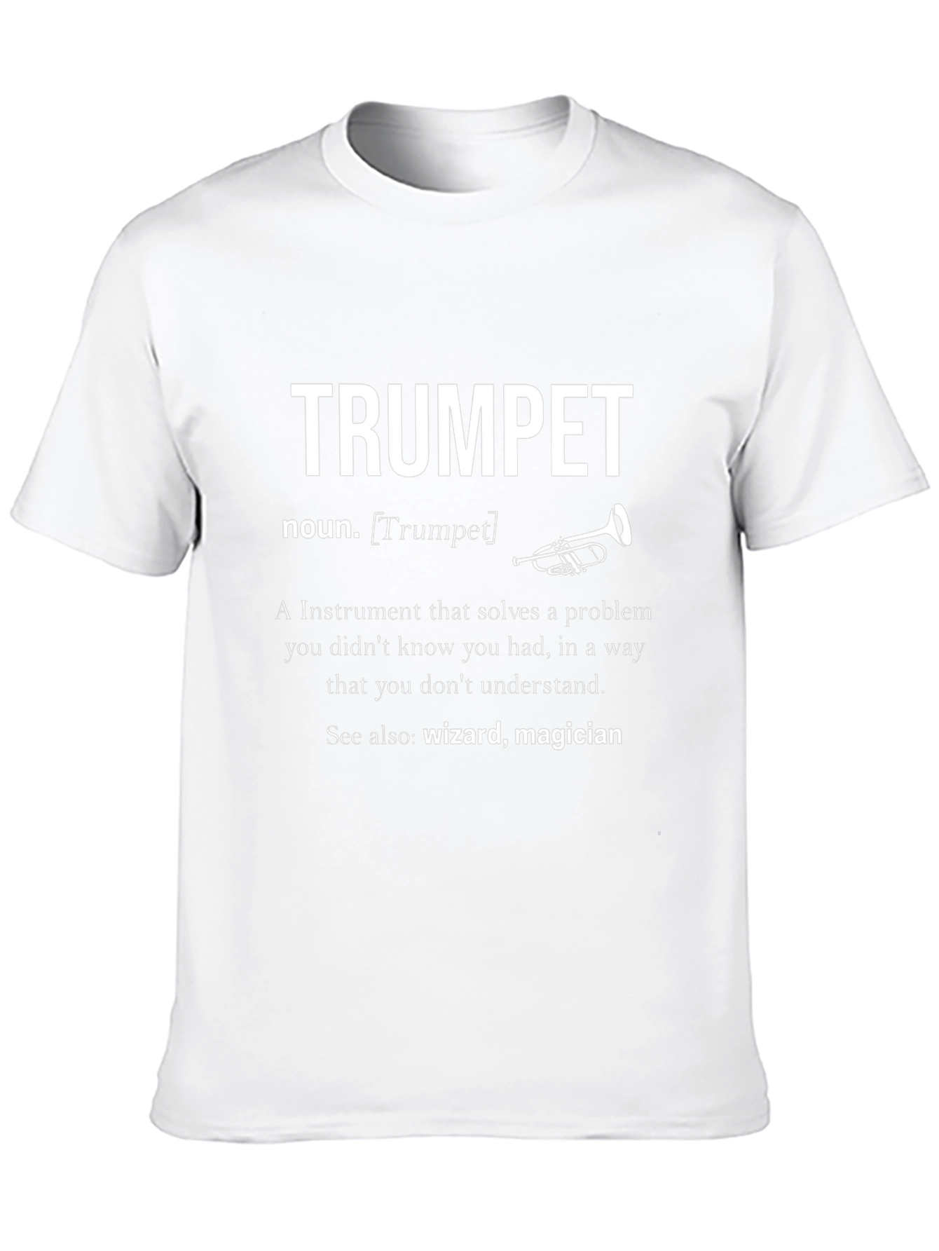 Trumpet Definition Graphic Tee - Musicians Humor T-Shirt