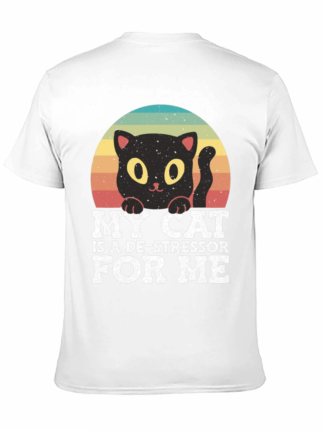 Cute Cat De-Stressor T-Shirt
