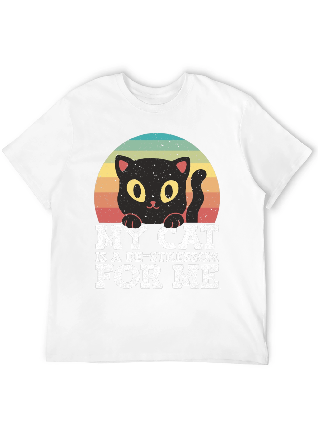 Cute Cat De-Stressor T-Shirt