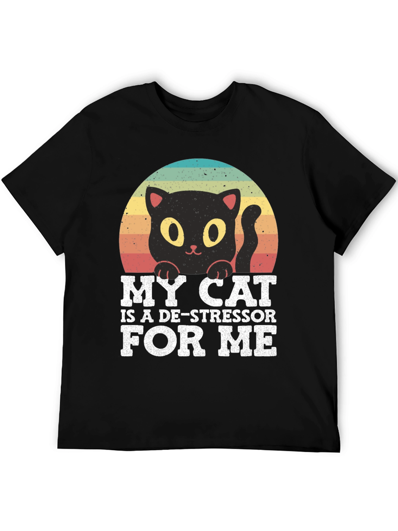 Cute Cat De-Stressor T-Shirt