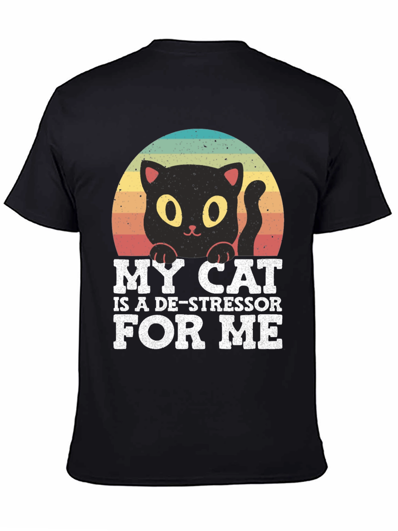 Cute Cat De-Stressor T-Shirt