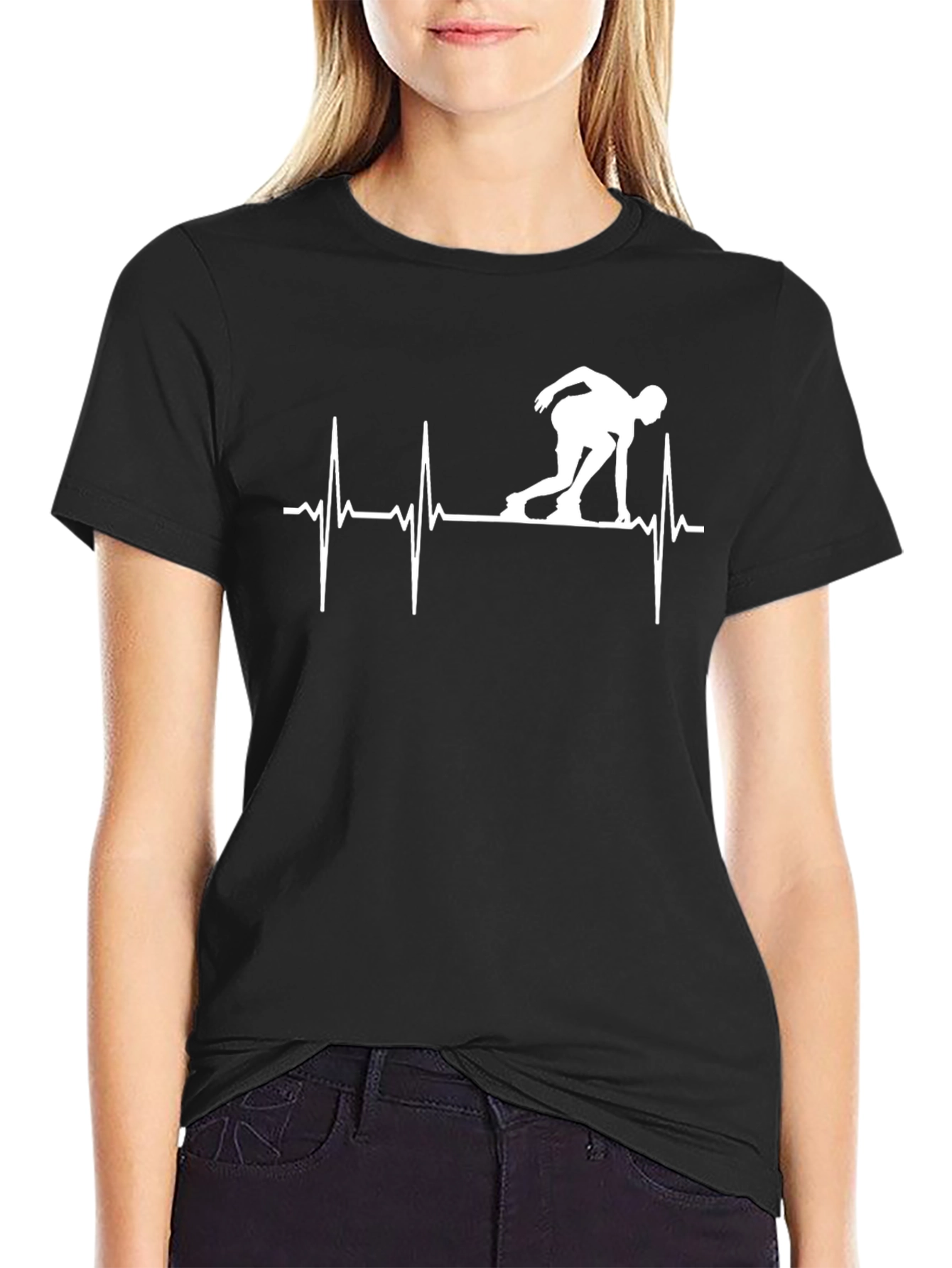 Runner Heartbeat Graphic Tee