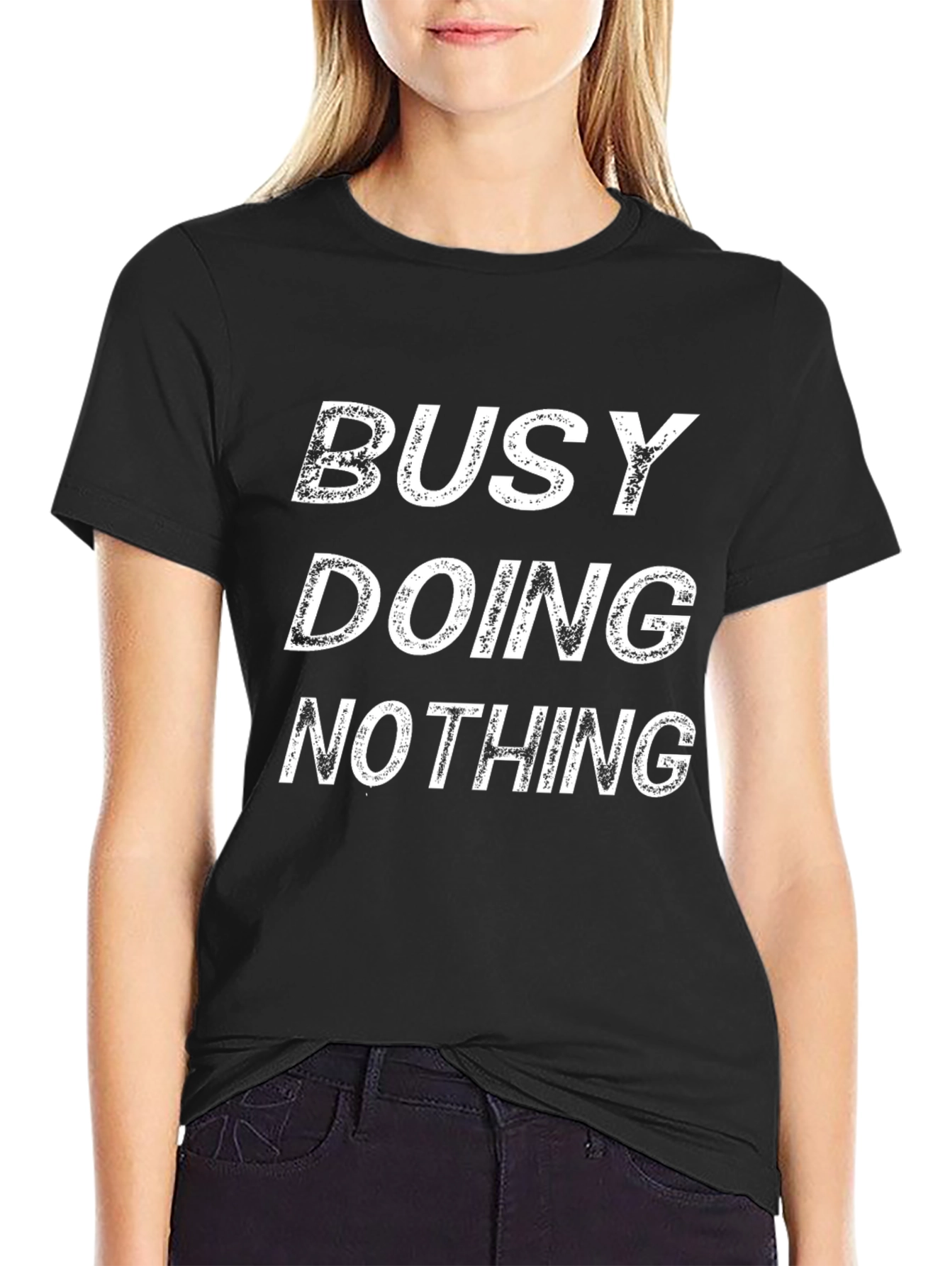 Busy Doing Nothing Graphic Tee