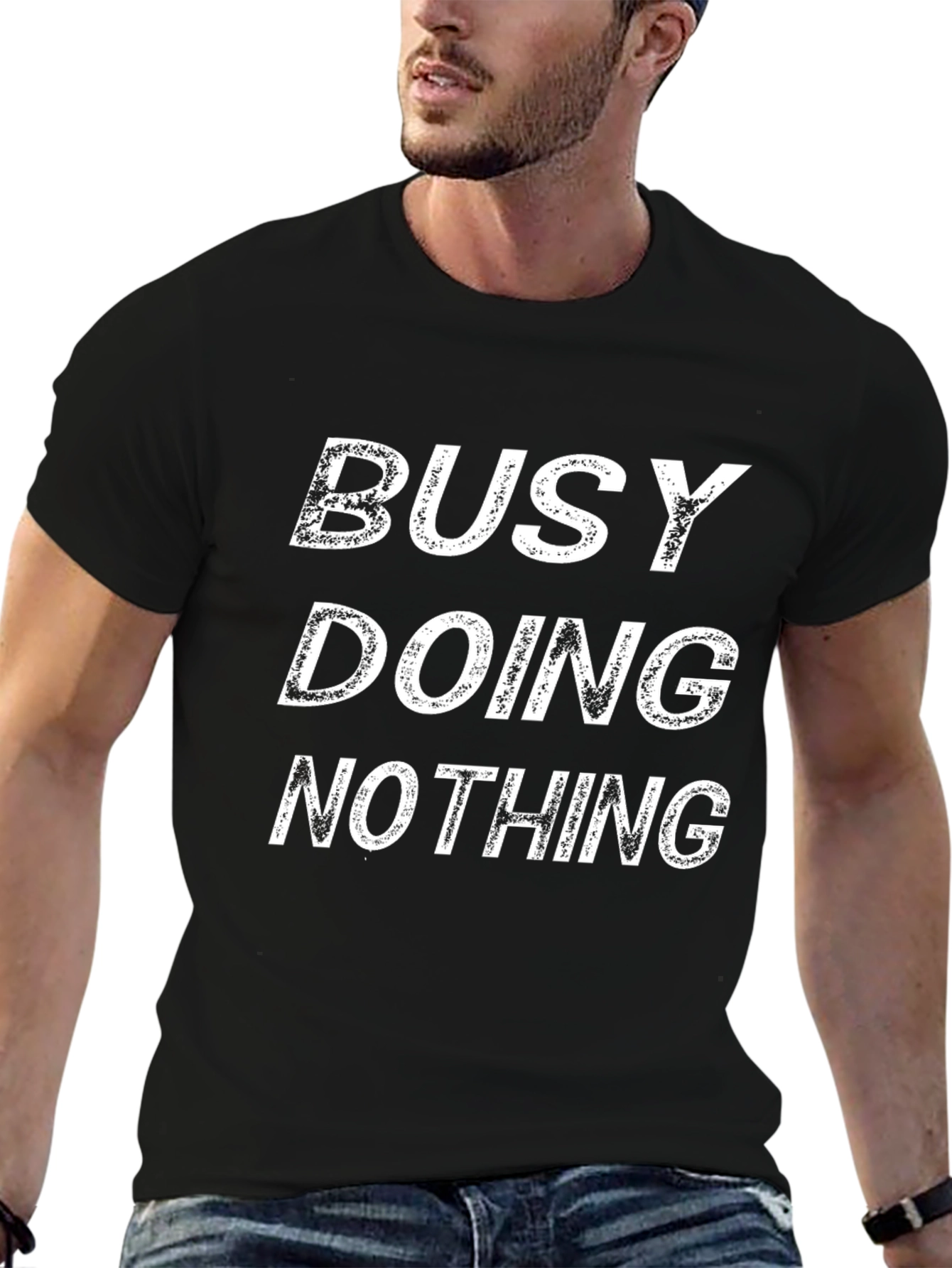 Busy Doing Nothing Graphic Tee