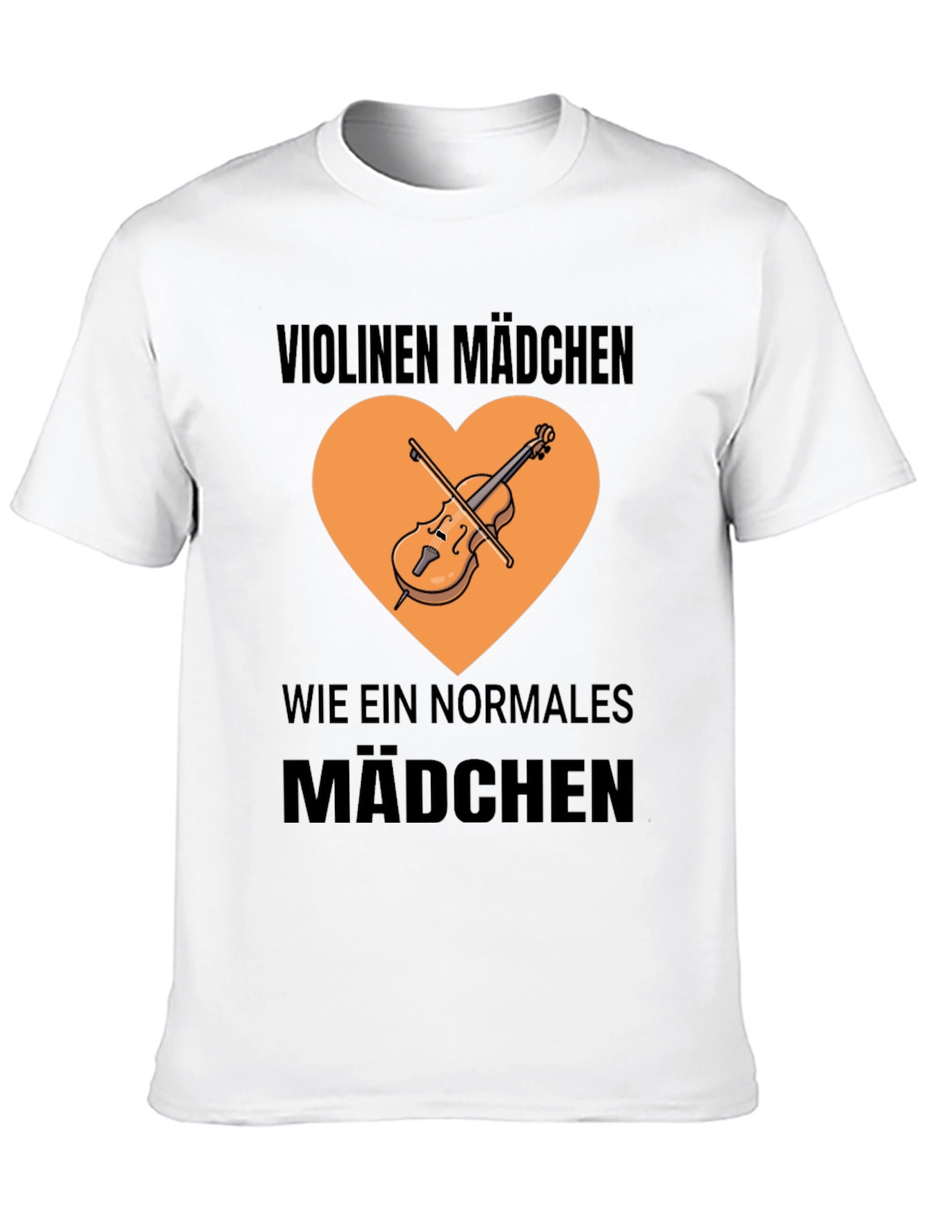 Violin Girl T-Shirt - Musician Graphic Tee