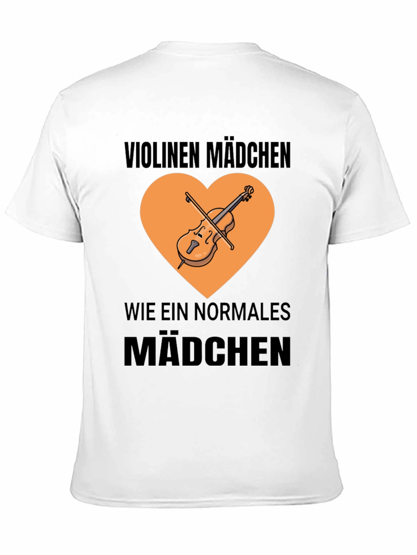 Violin Girl T-Shirt - Musician Graphic Tee