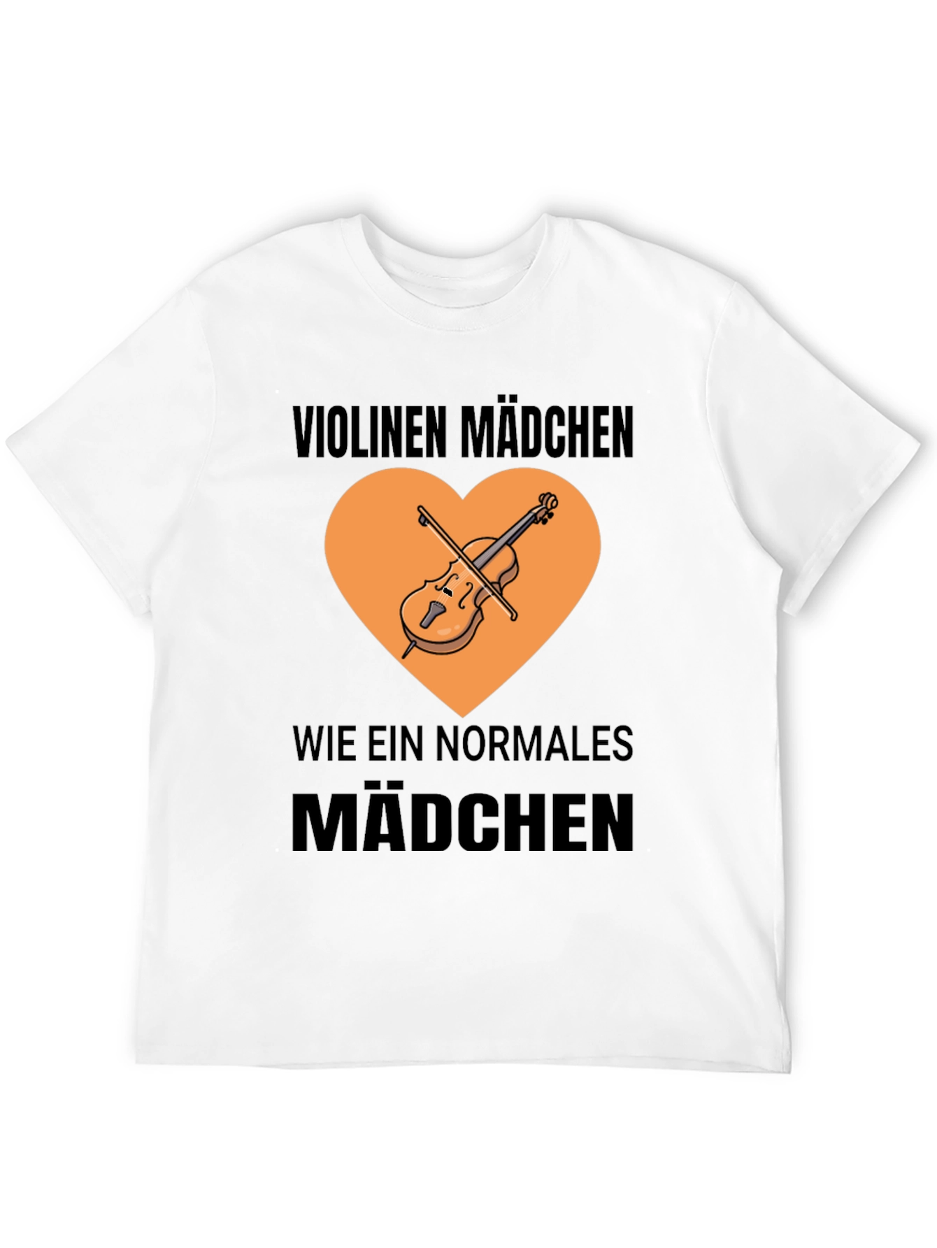 Violin Girl T-Shirt - Musician Graphic Tee