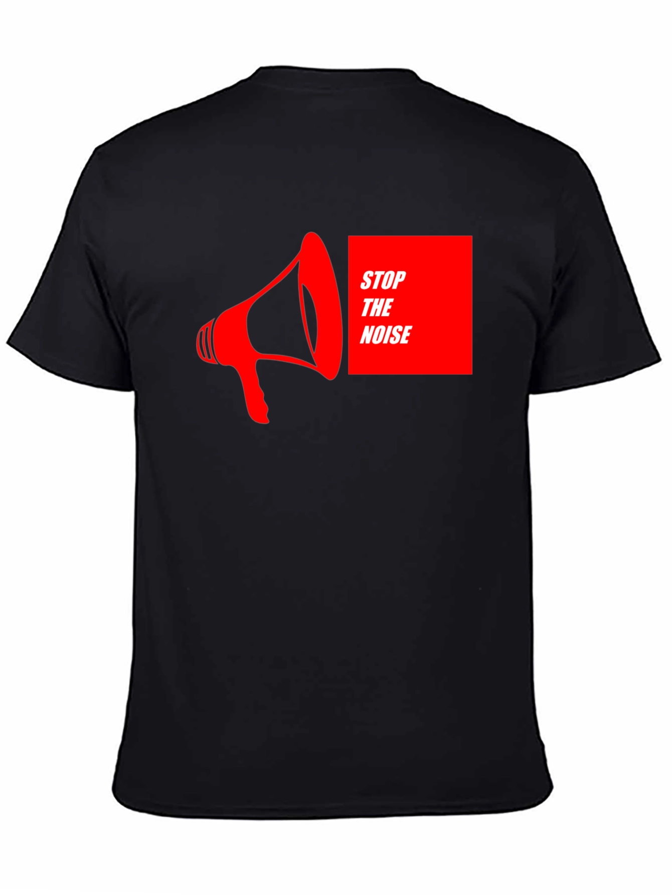 Stop the Noise Graphic Tee - Black