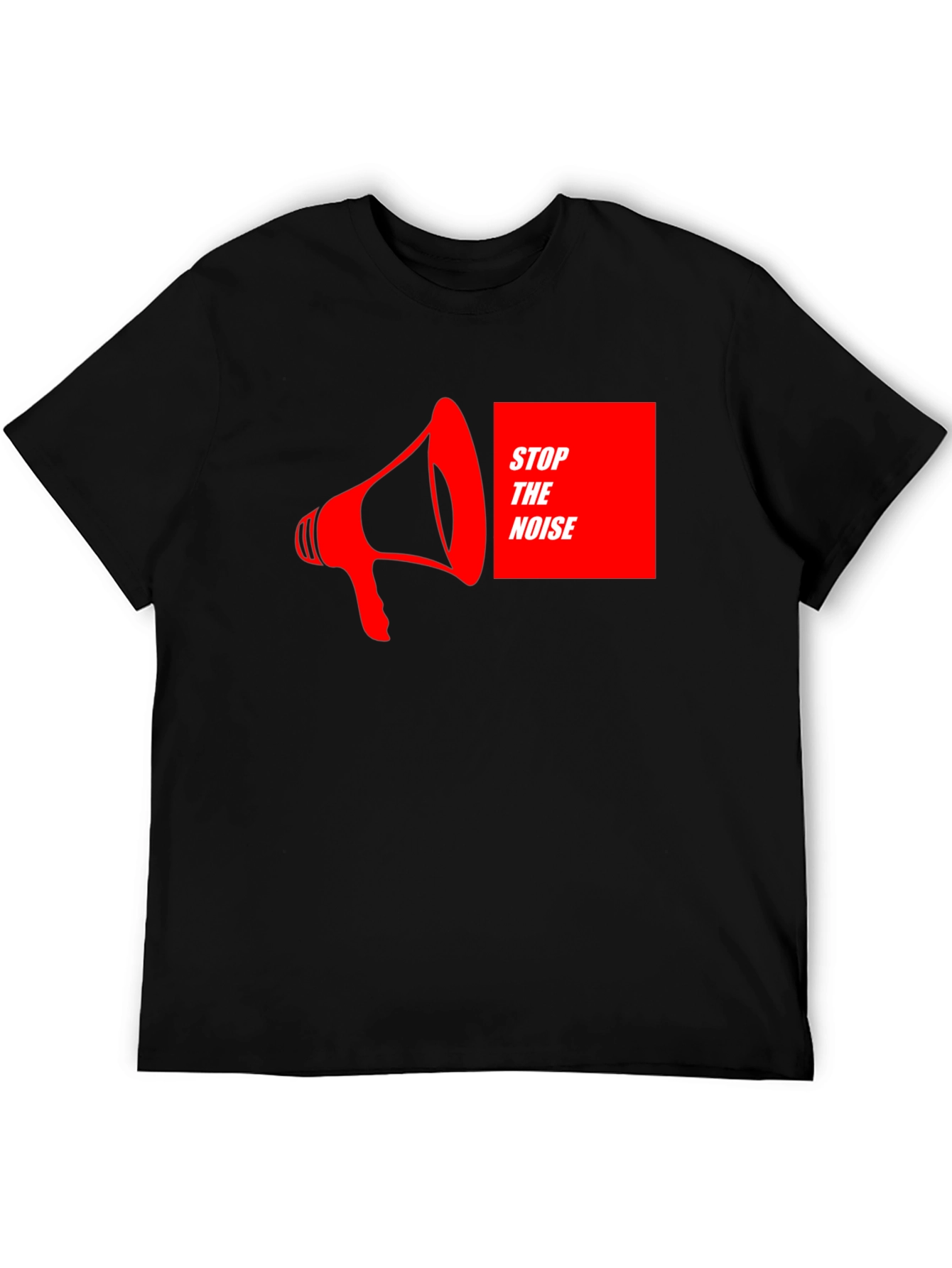 Stop the Noise Graphic Tee - Black