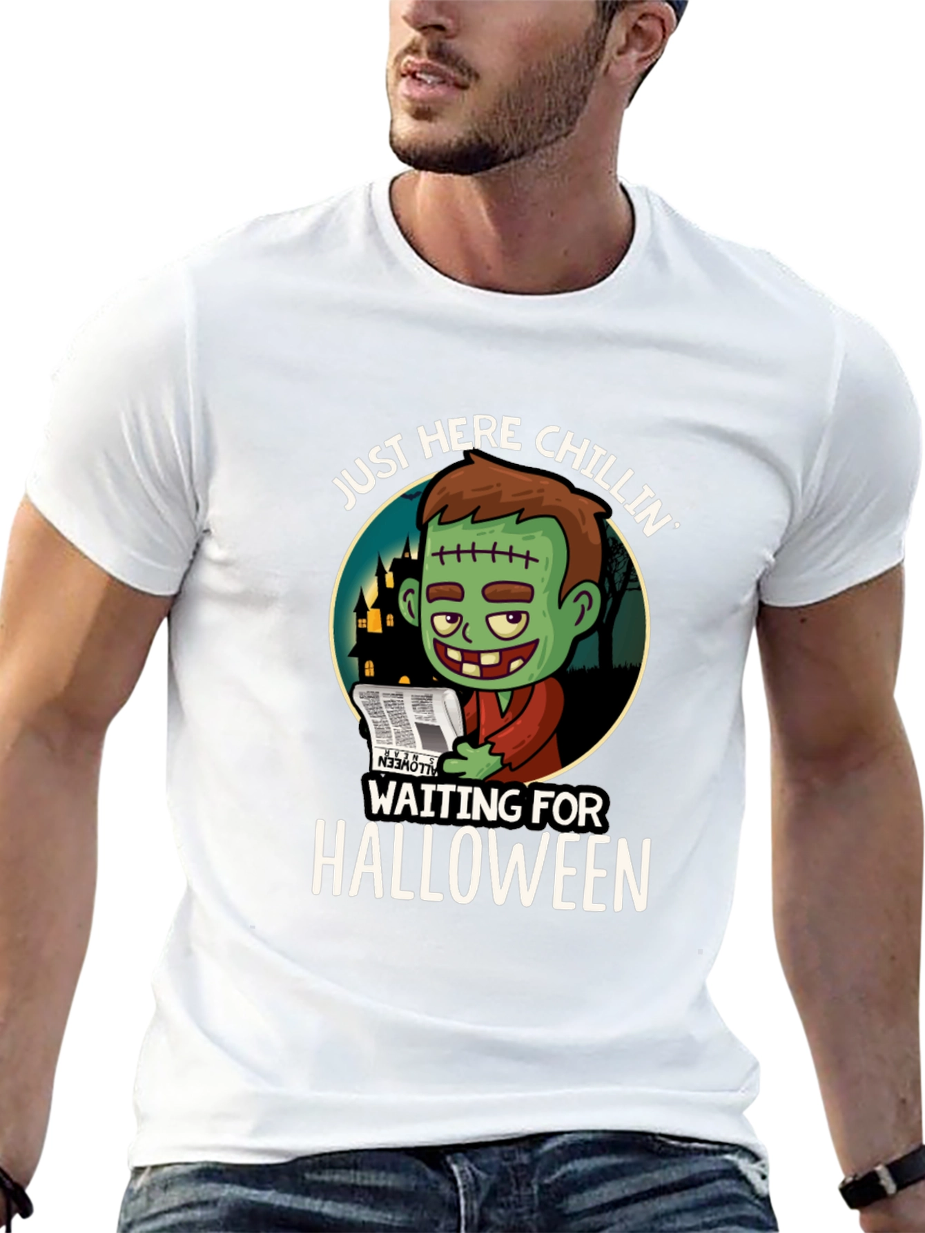 Halloween Zombie Chillin T-Shirt