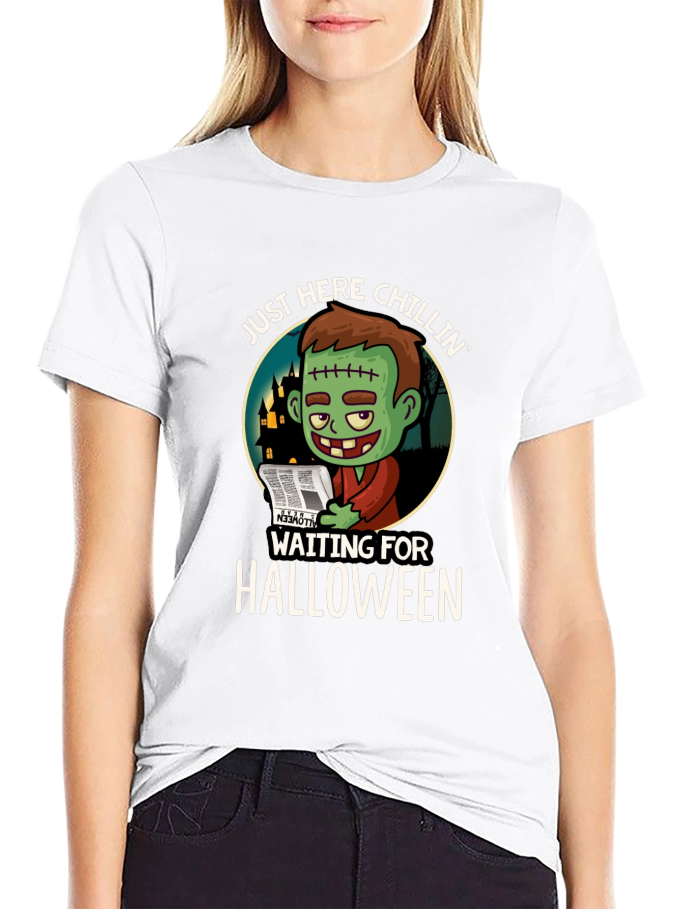 Halloween Zombie Chillin T-Shirt