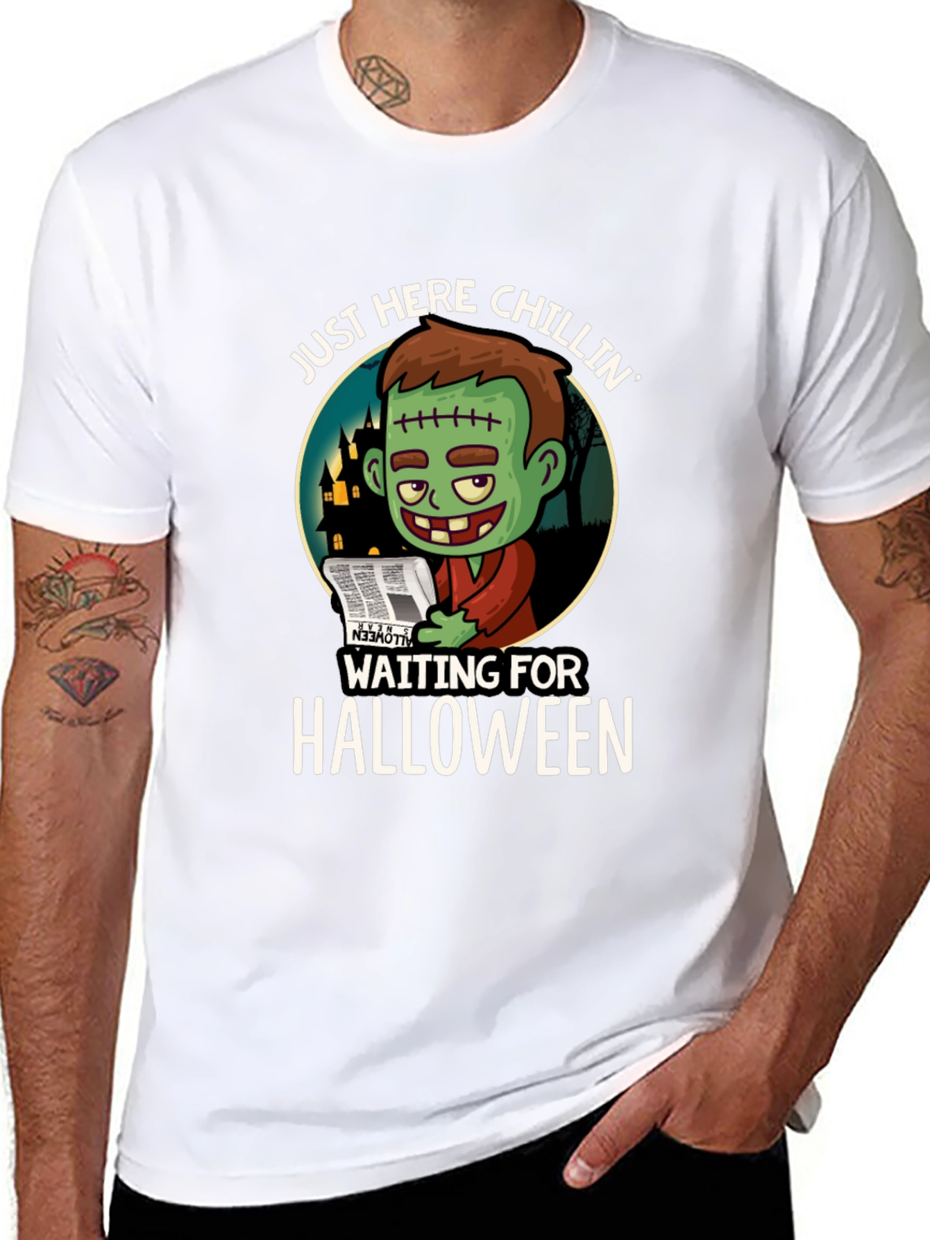 Halloween Zombie Chillin T-Shirt