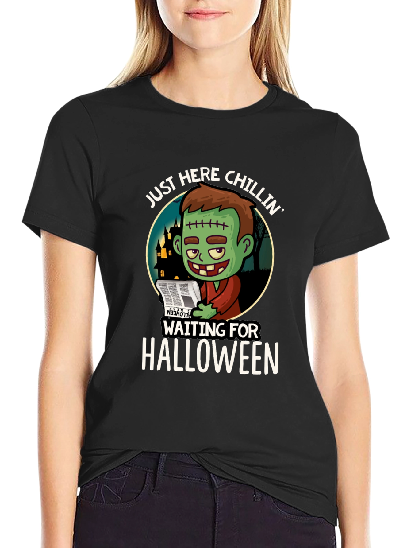 Halloween Zombie Chillin T-Shirt