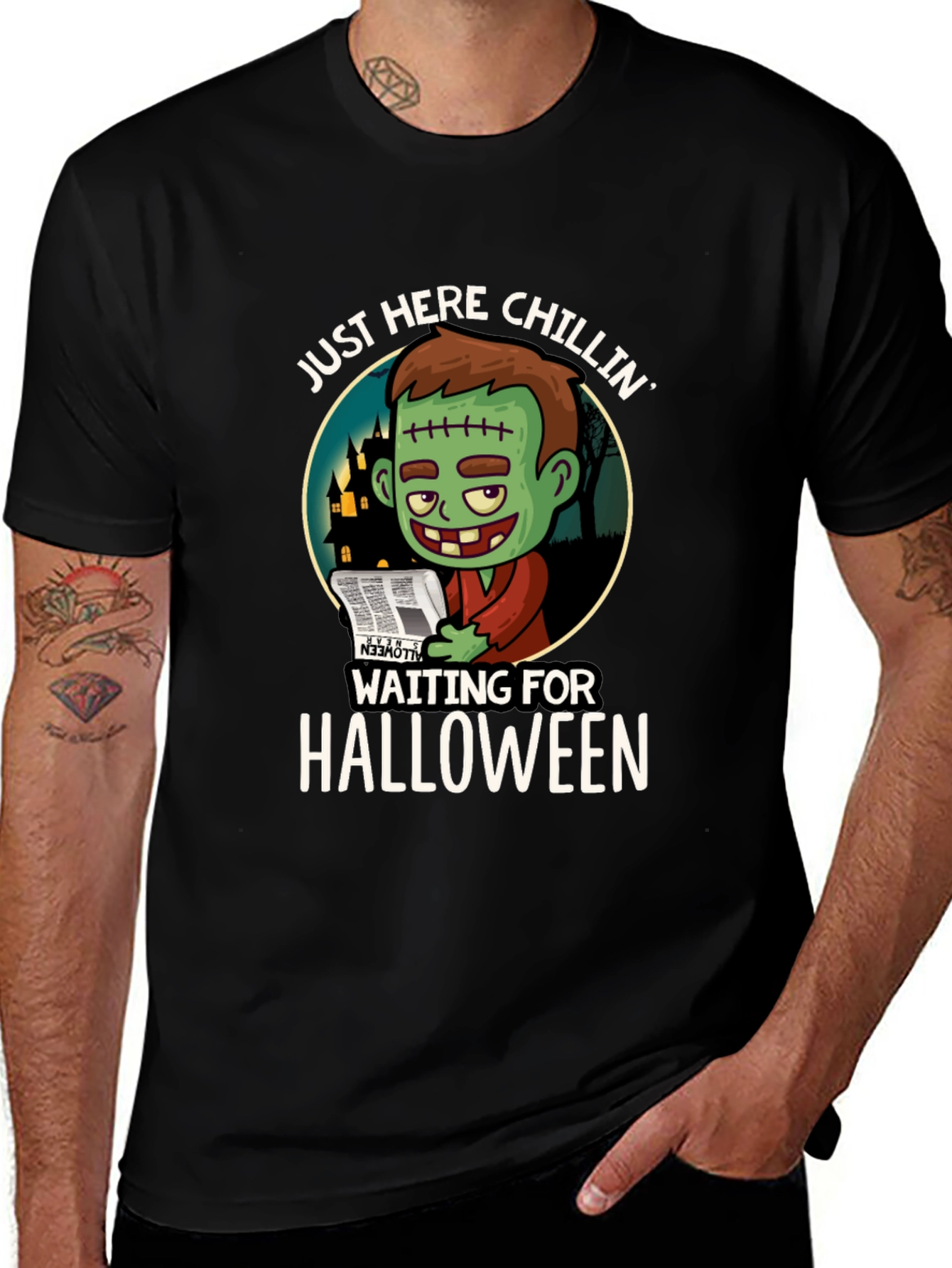 Halloween Zombie Chillin T-Shirt