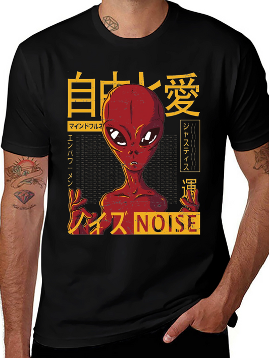 Alien Noise Graphic T-Shirt