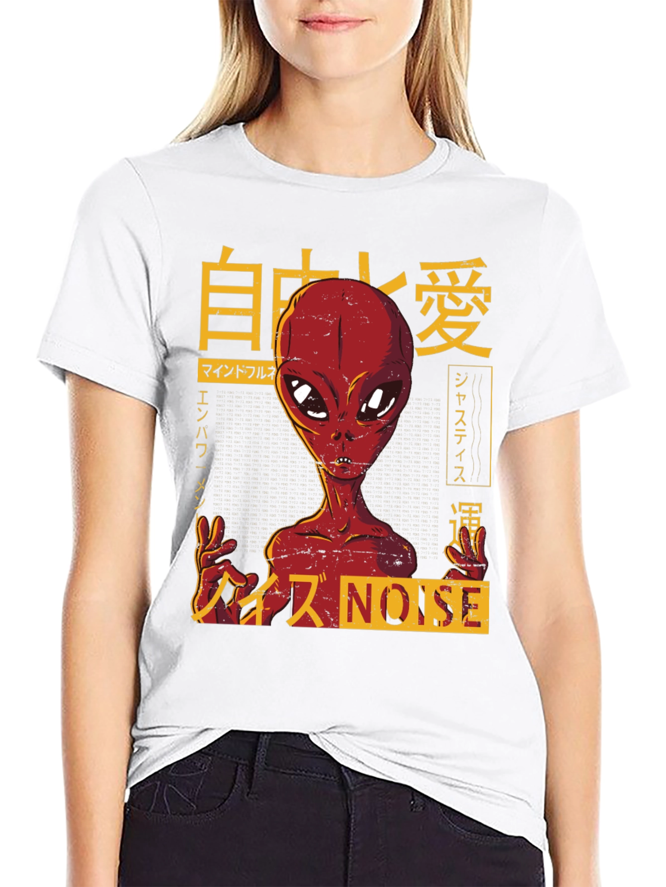 Alien Noise Graphic T-Shirt