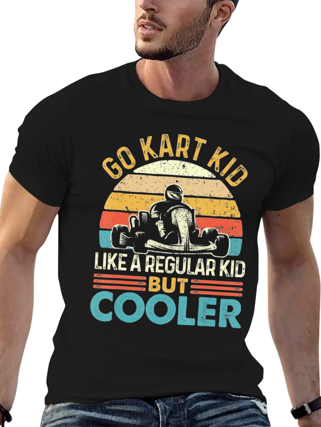 Go Kart Kid T-Shirt - Cooler Than Regular