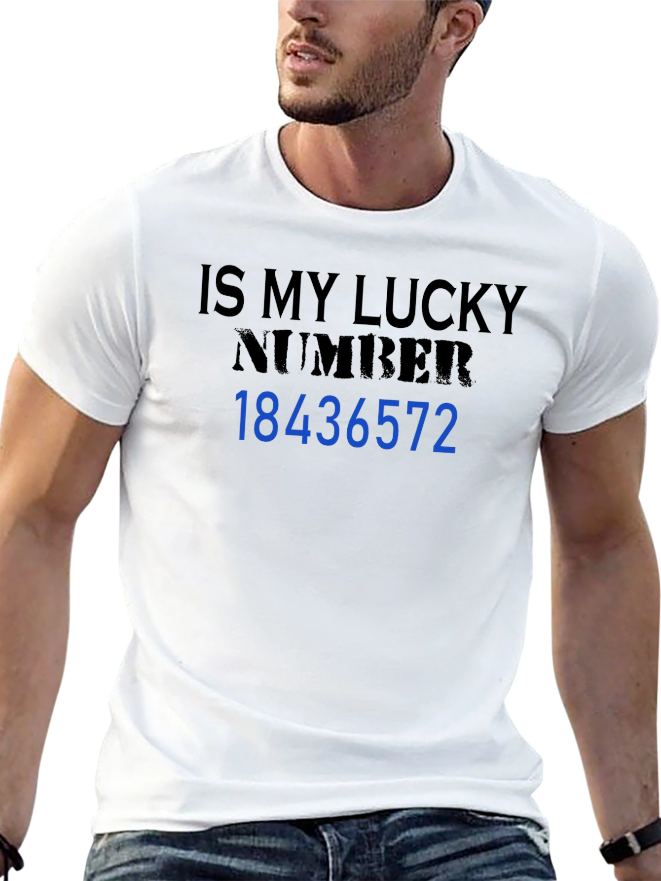 Lucky Number Graphic Tee - 18436572