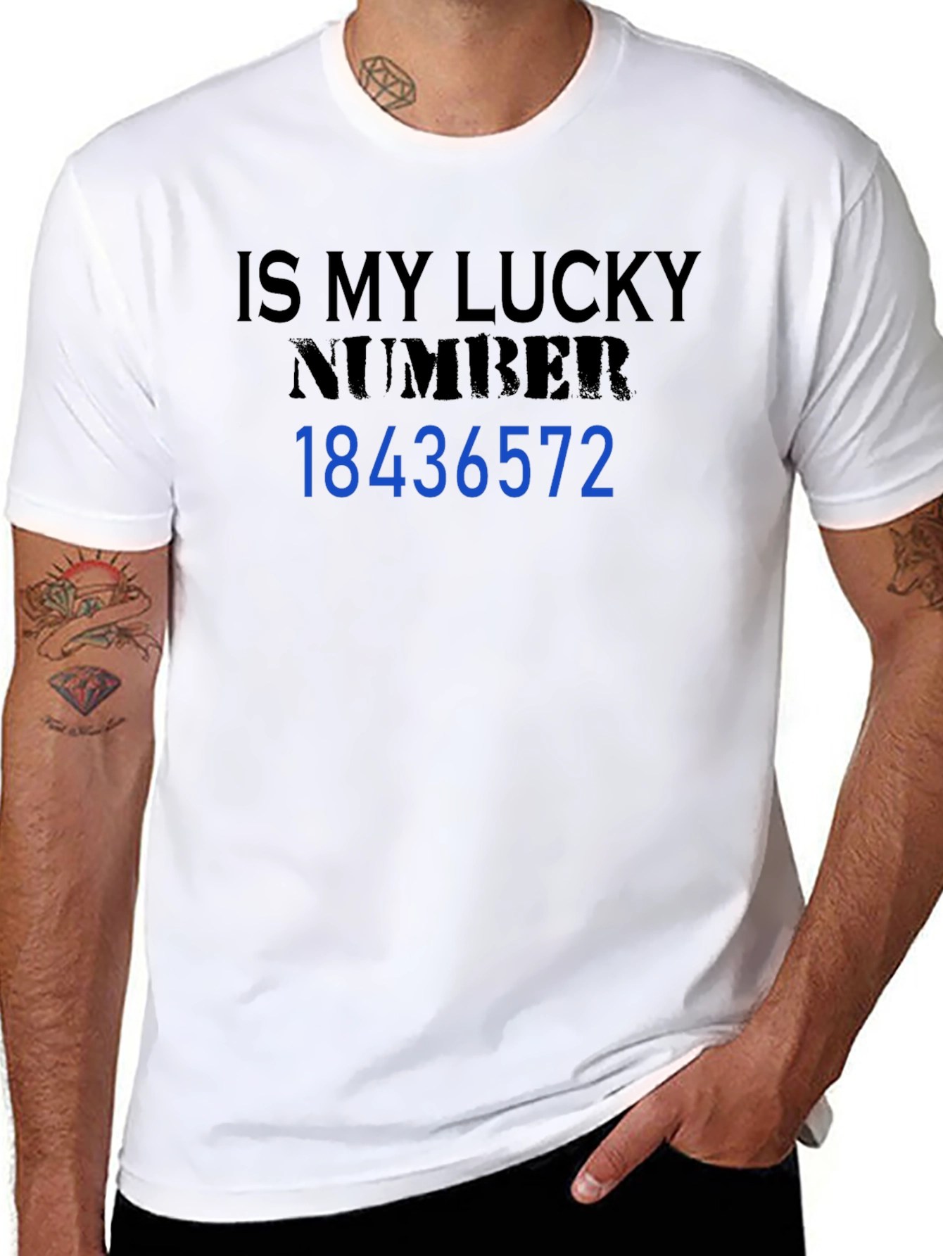 Lucky Number Graphic Tee - 18436572