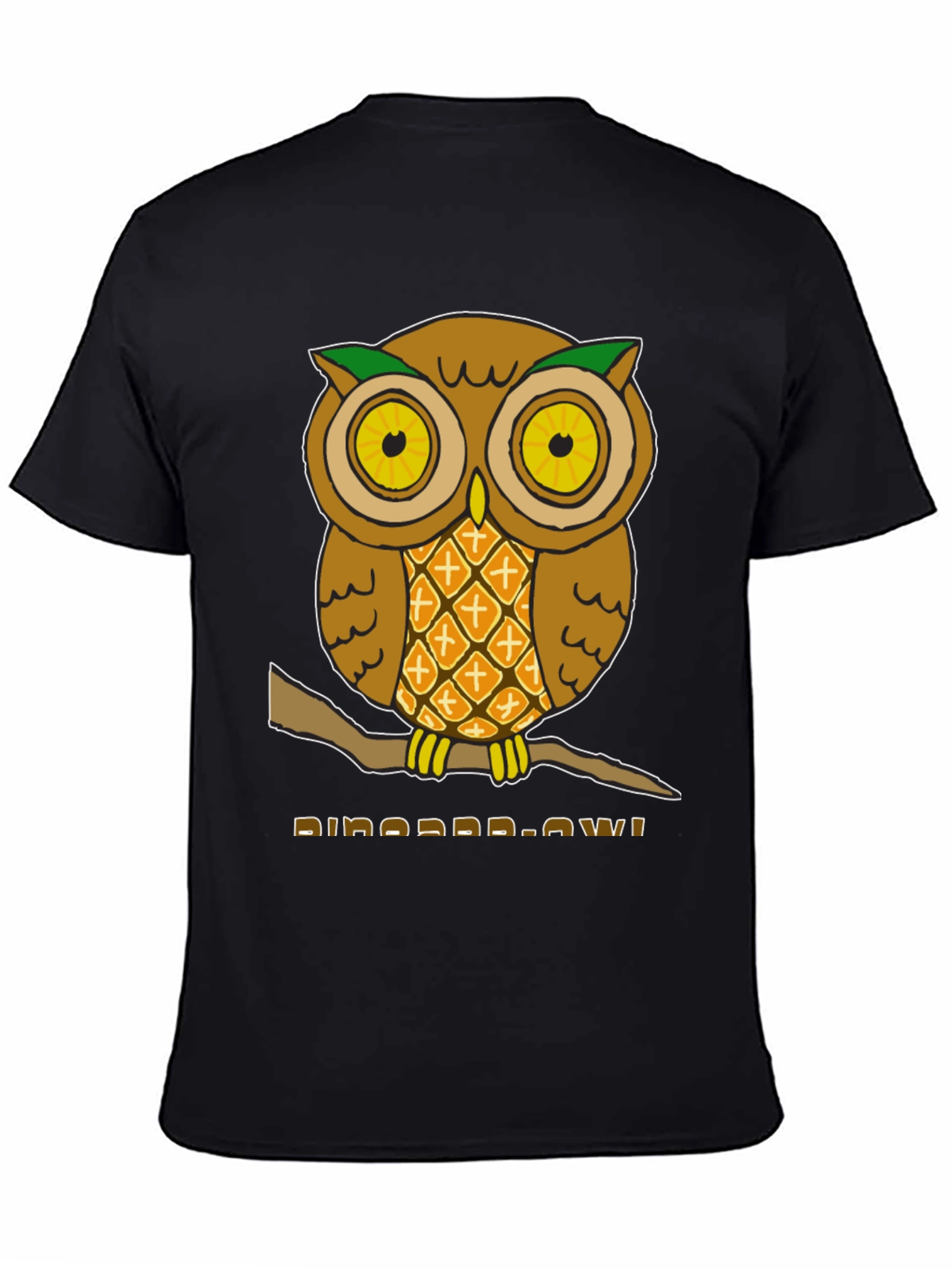 Pineapple Owl Graphic T-Shirt - Unique Design!