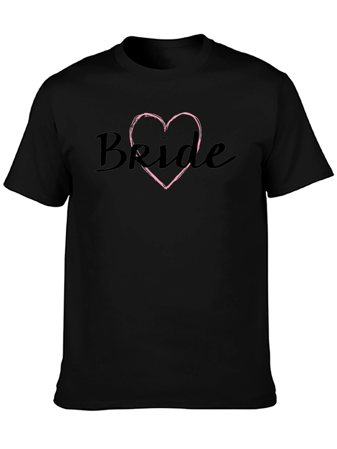 Bride Heart Graphic Tee - Black
