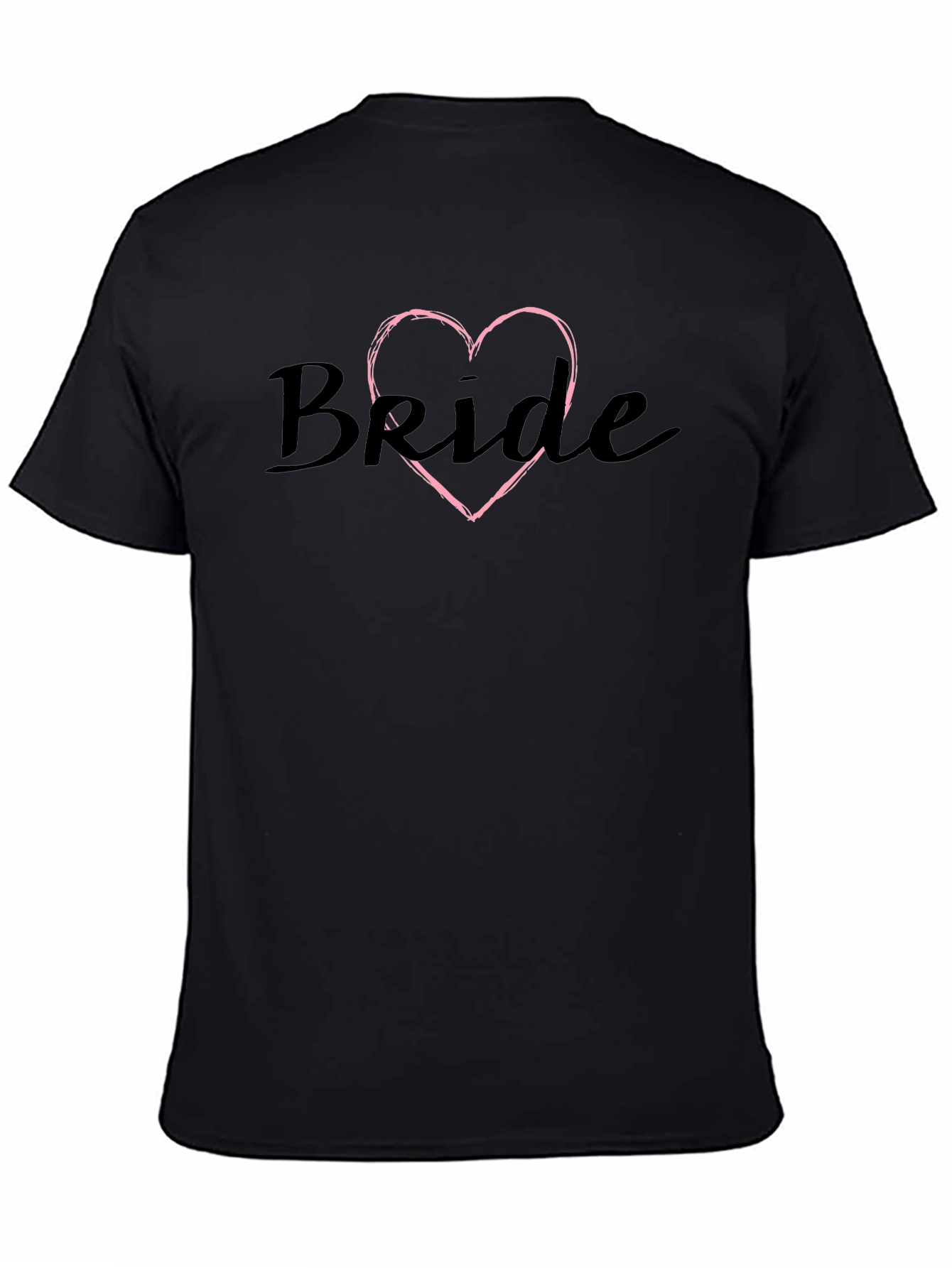 Bride Heart Graphic Tee - Black