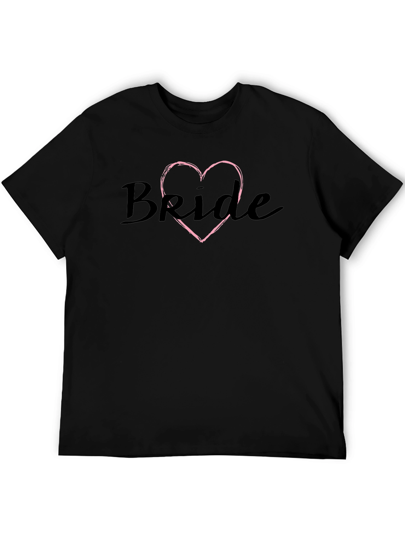 Bride Heart Graphic Tee - Black